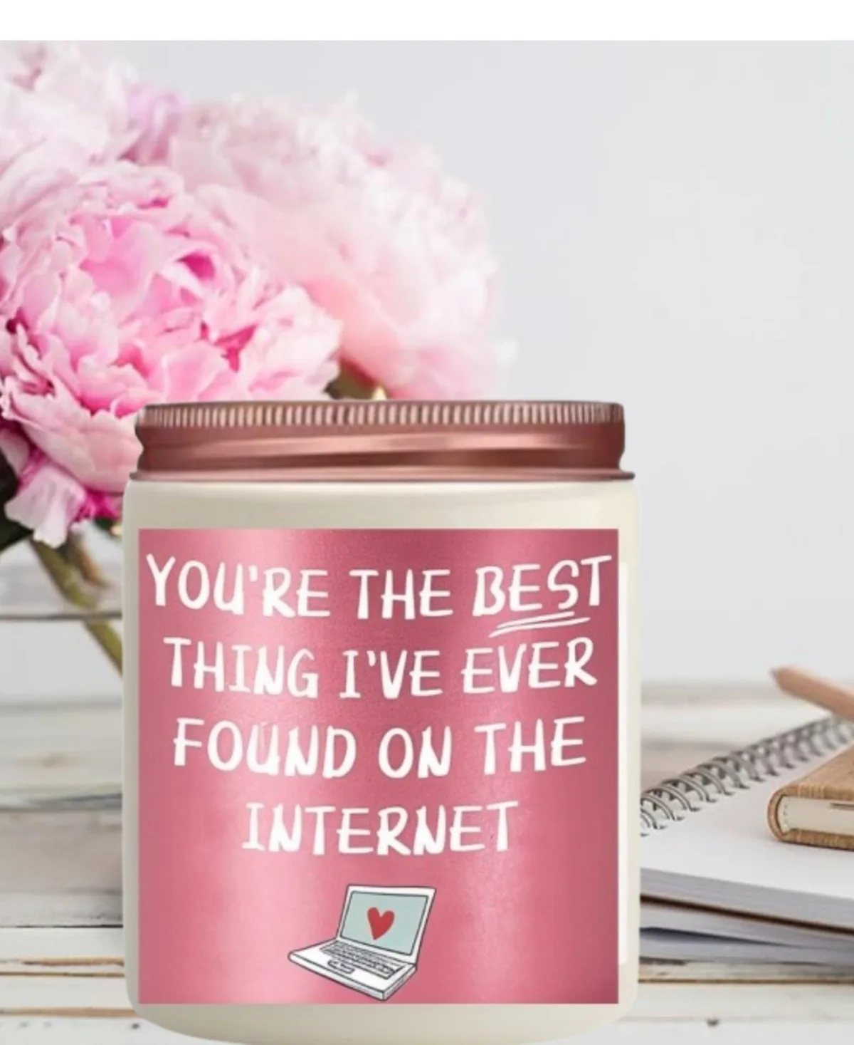 You're the Best Vanilla Scented Soy Wax Candle, 10oz by Lovery