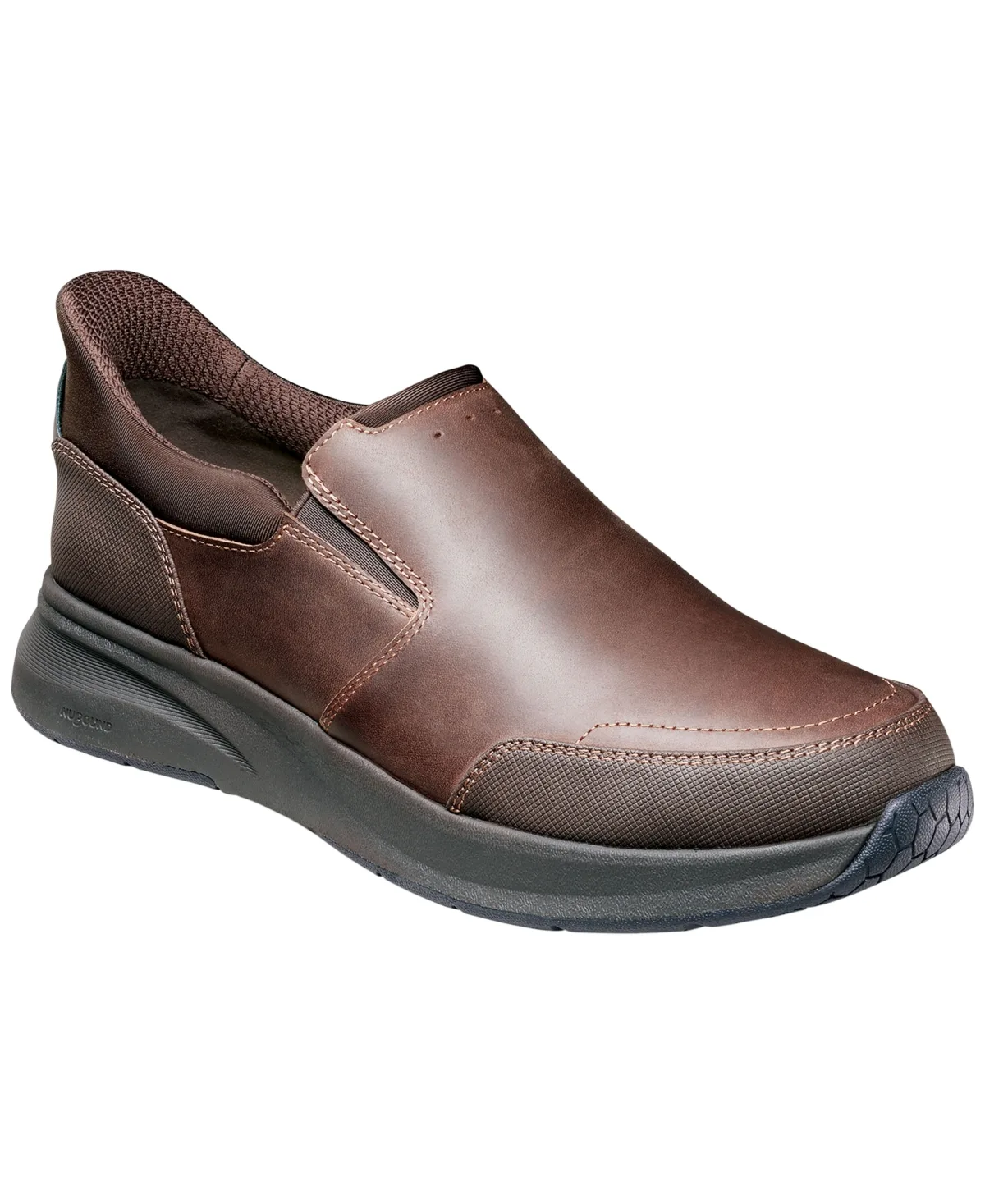 Kore Taz Easy Hands Free Moc-Toe Loafers - Brown Crazy Horse by Nunn Bush