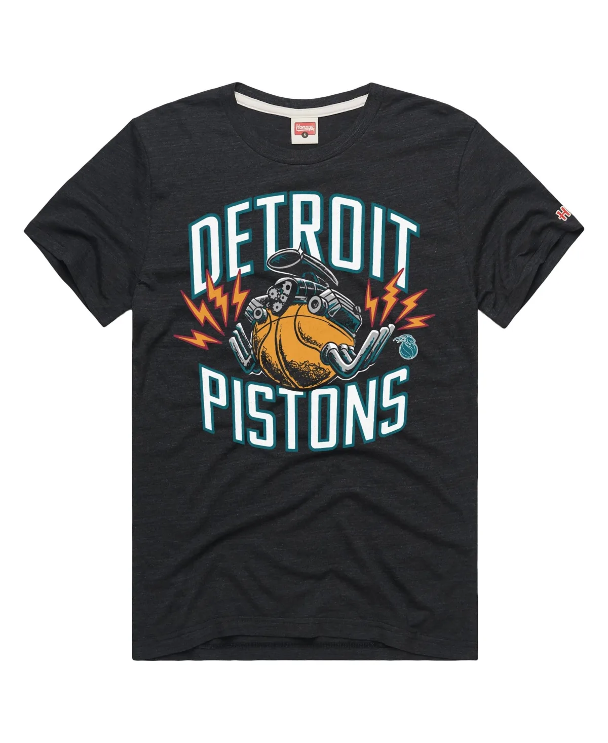 Homage Detroit Pistons 2025 City Edition Tri-Blend T-Shirt by Homage