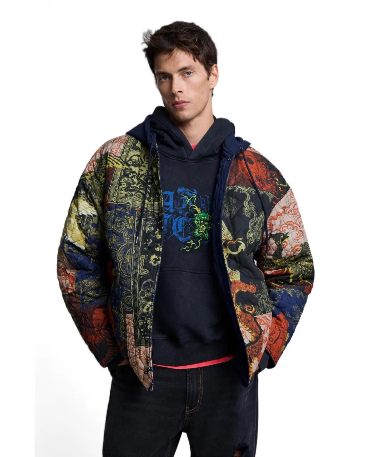 Reversible Hooded Jacket by Desigual