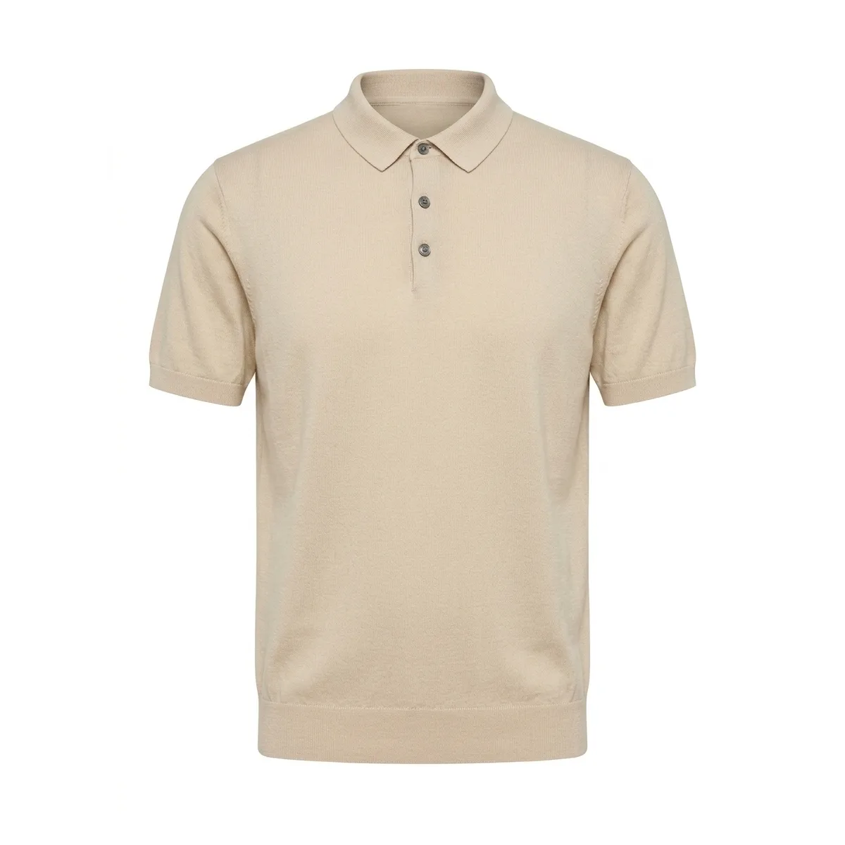 Classic-Fit Modal Knit Polo Shirt