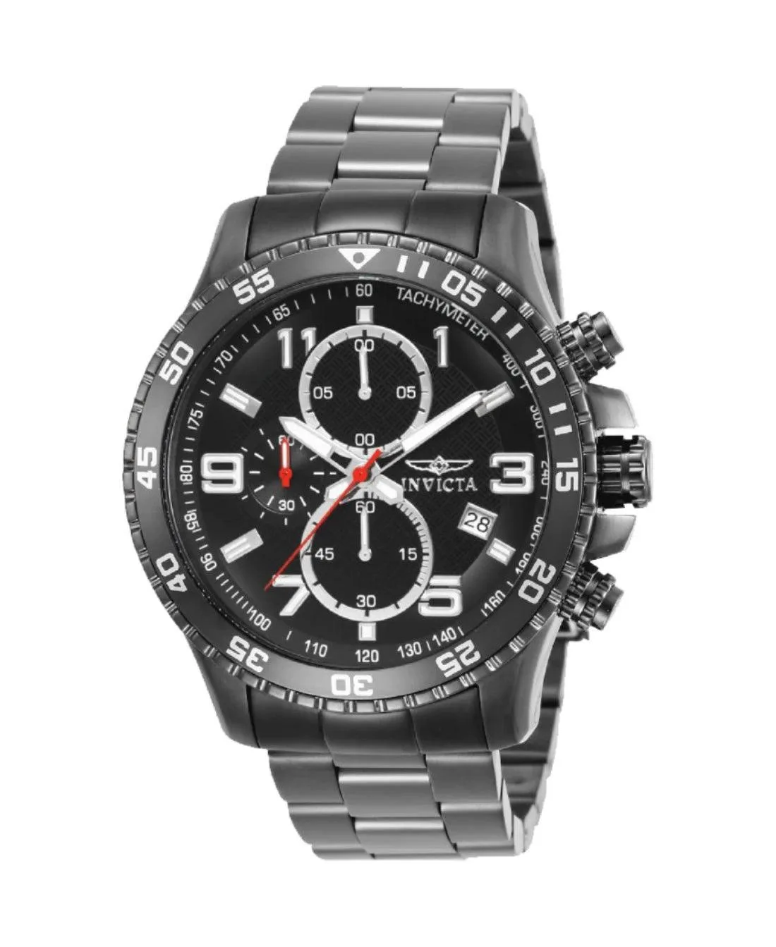 Quartz Mach Gala Gunmetal Stainless Steel Watch, 48mm