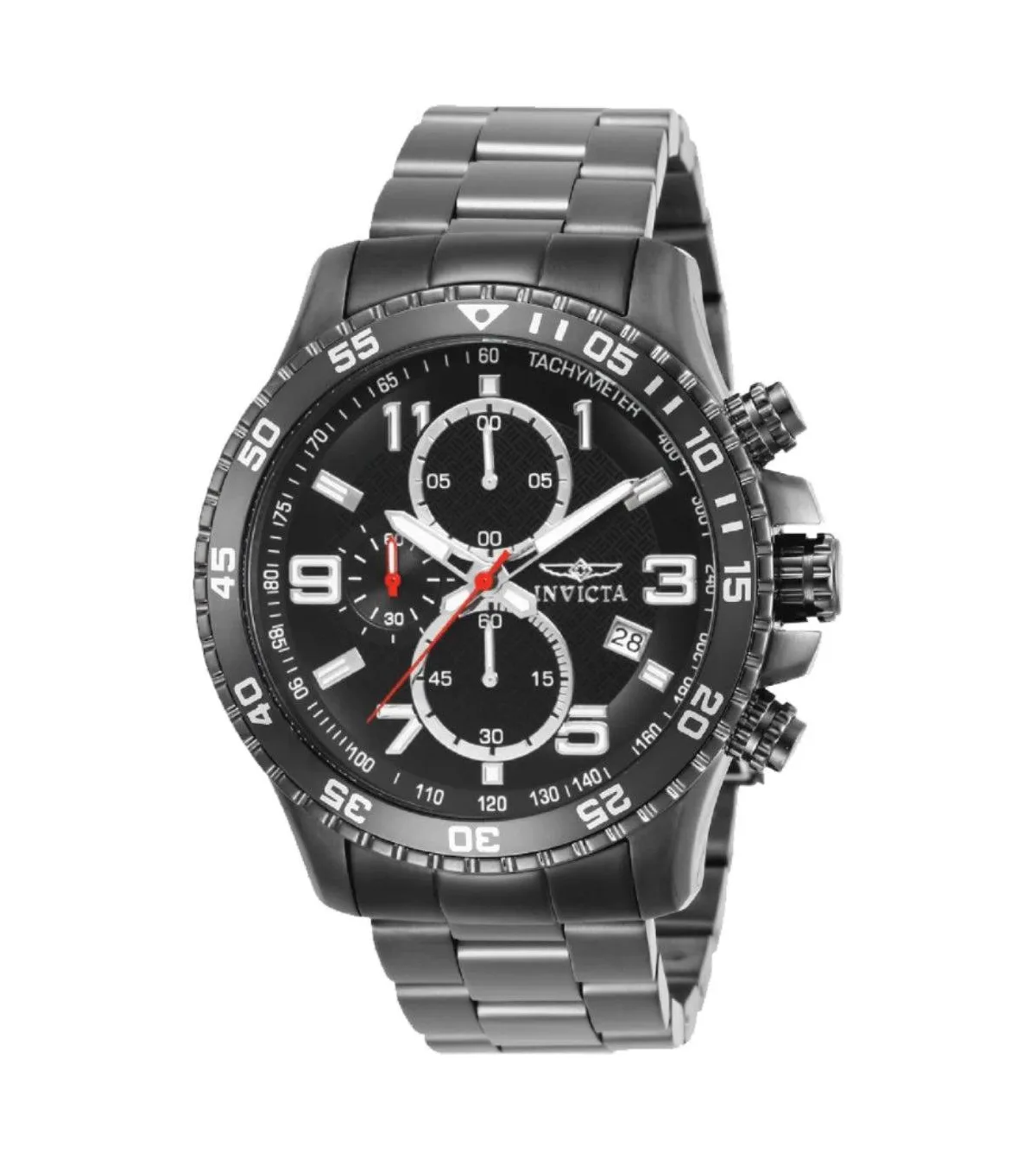 Quartz Mach Gala Gunmetal Stainless Steel Watch, 48mm