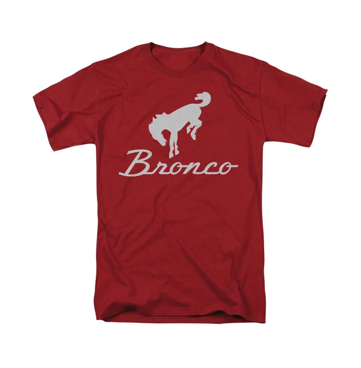 Ford Bronco Chrome Bronco Logo T-Shirt by Logovision