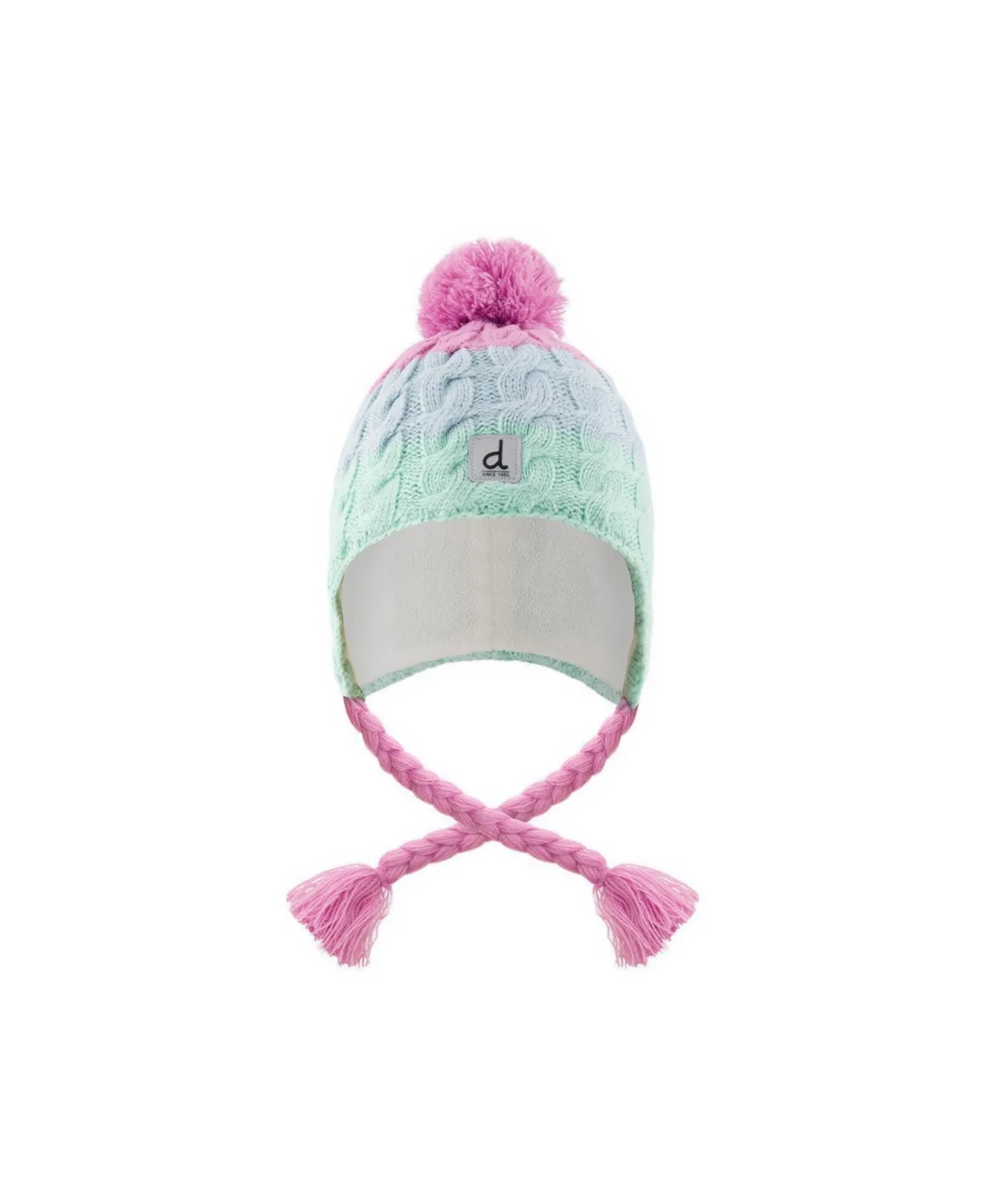 Winter Peruvian Knit Hat with Pompom by Deux Par Deux
