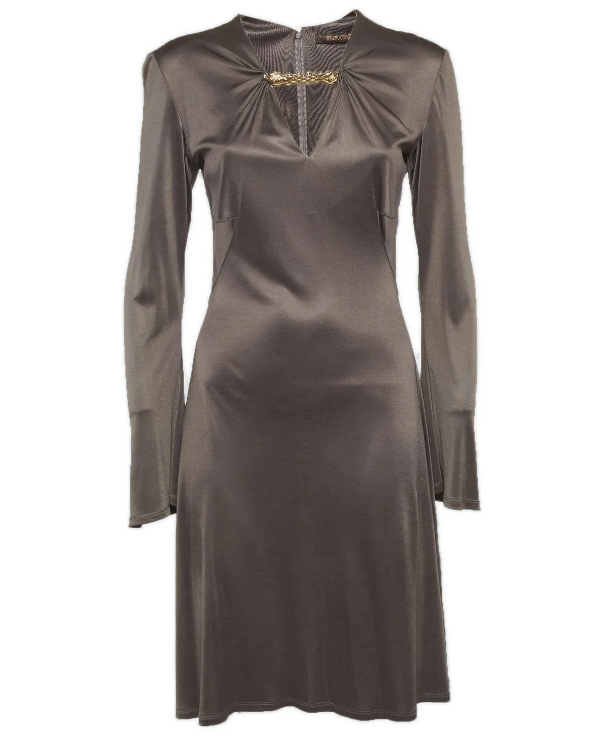 Pre-Owned Roberto Cavalli Jersey Ruched Mini Dress by Roberto Cavalli
