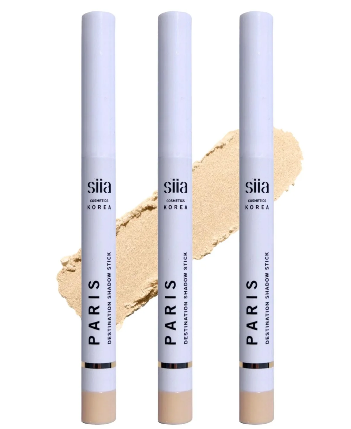 3 Pieces Destination Shadow Stick Trio Set - Paris by Siia Cosmetics