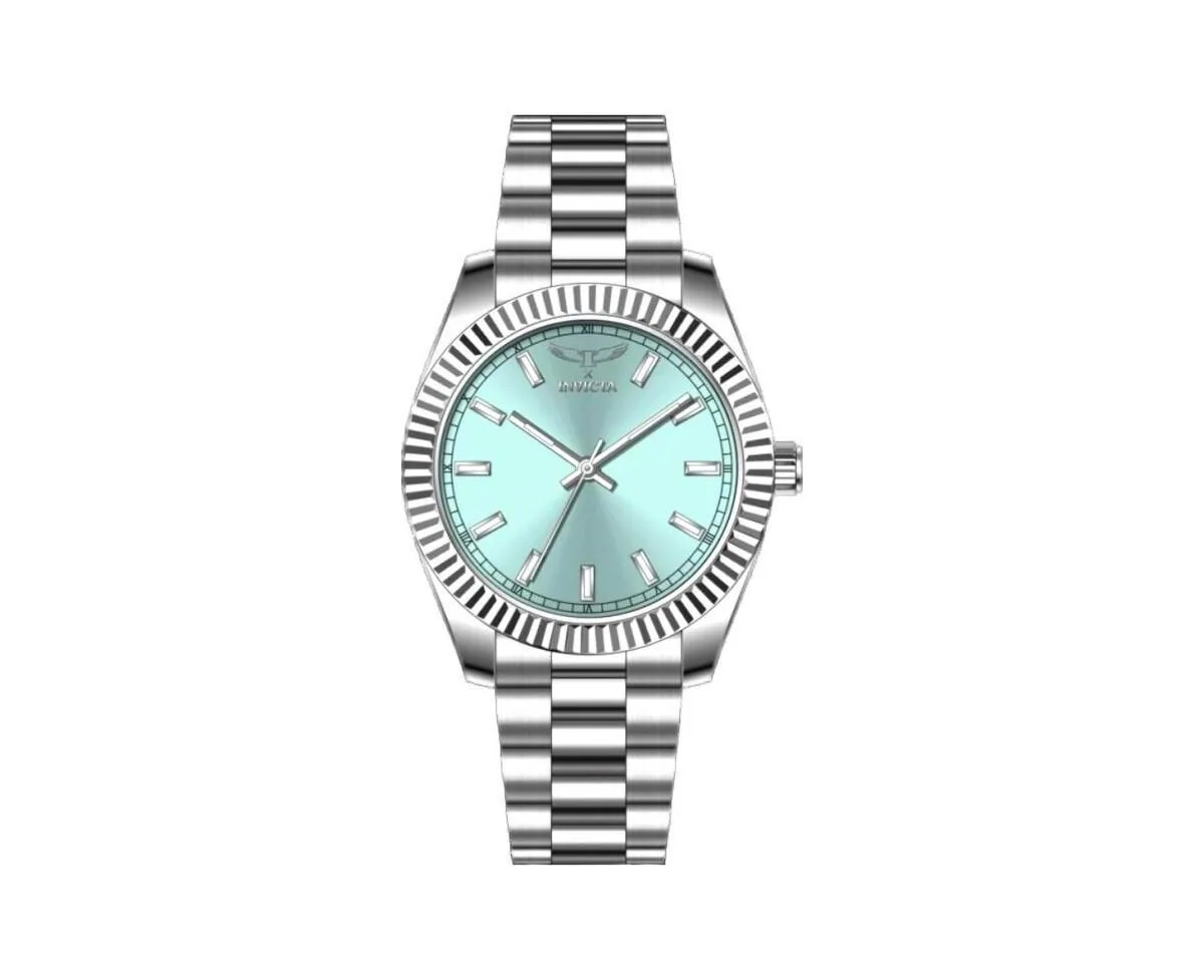 Quartz Specialty I Water-Resistant Silver-Tone Stainless Steel Watch, 40mm by Invicta