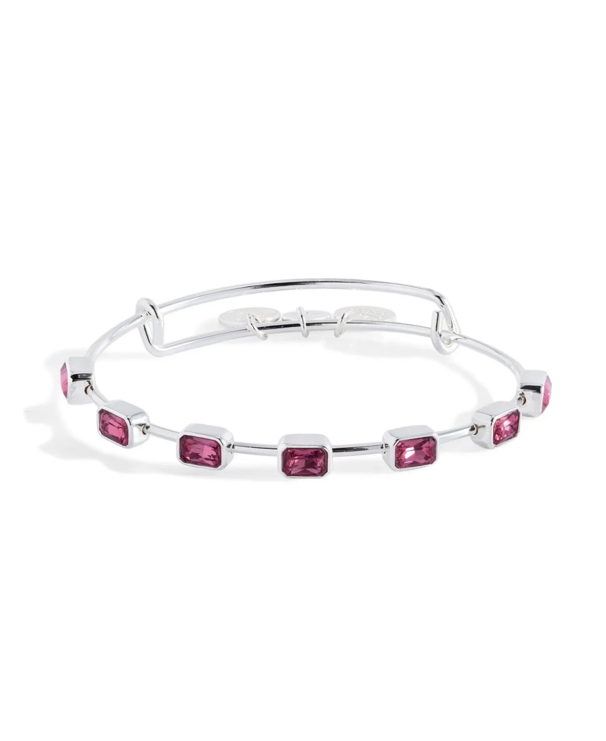October Birthstone Emerald Cut Bangle by Alex and Ani