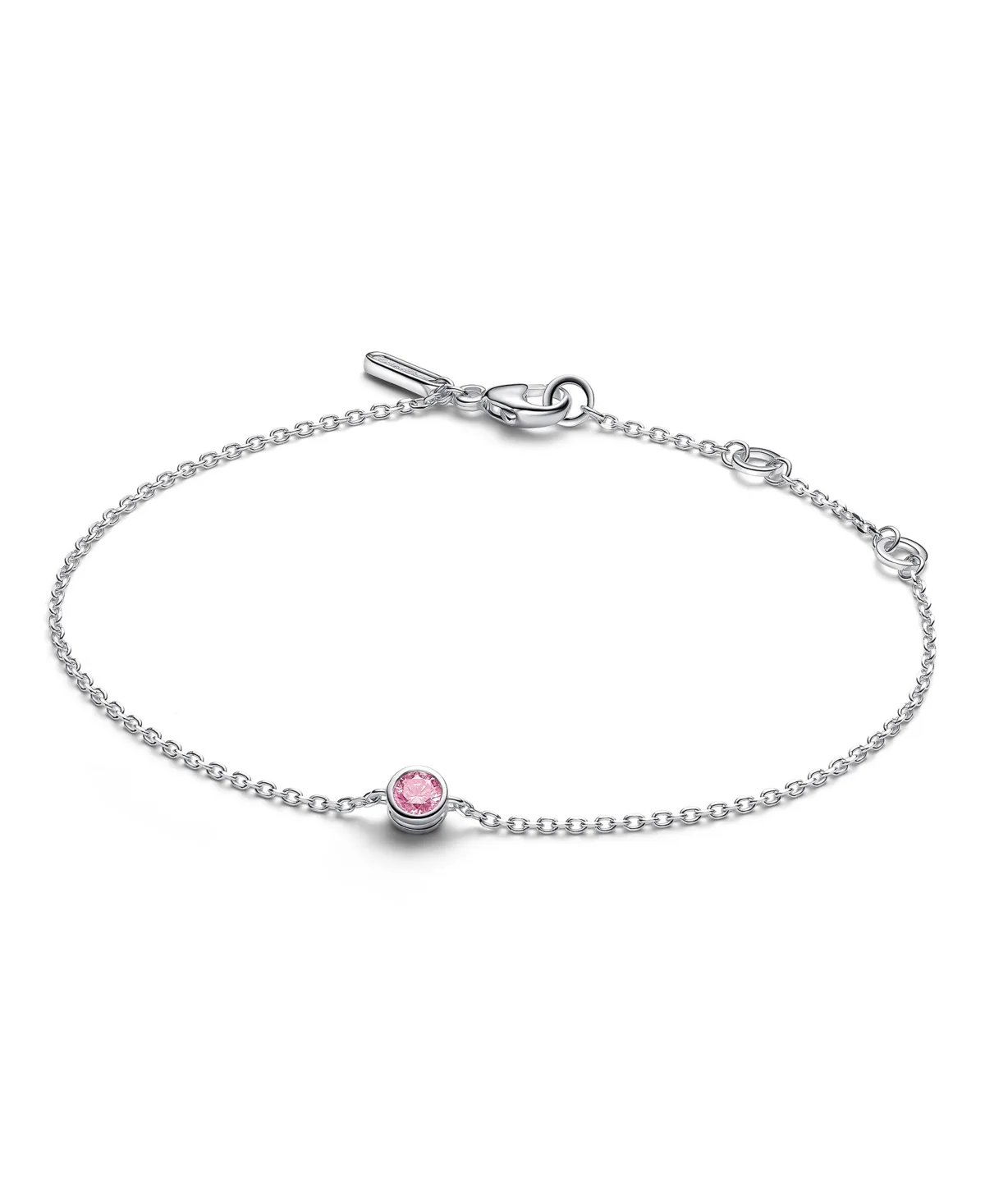 Era Bezel Lab-Grown Diamond Bracelet (0.15 ct. t.w.) in Sterling Silver