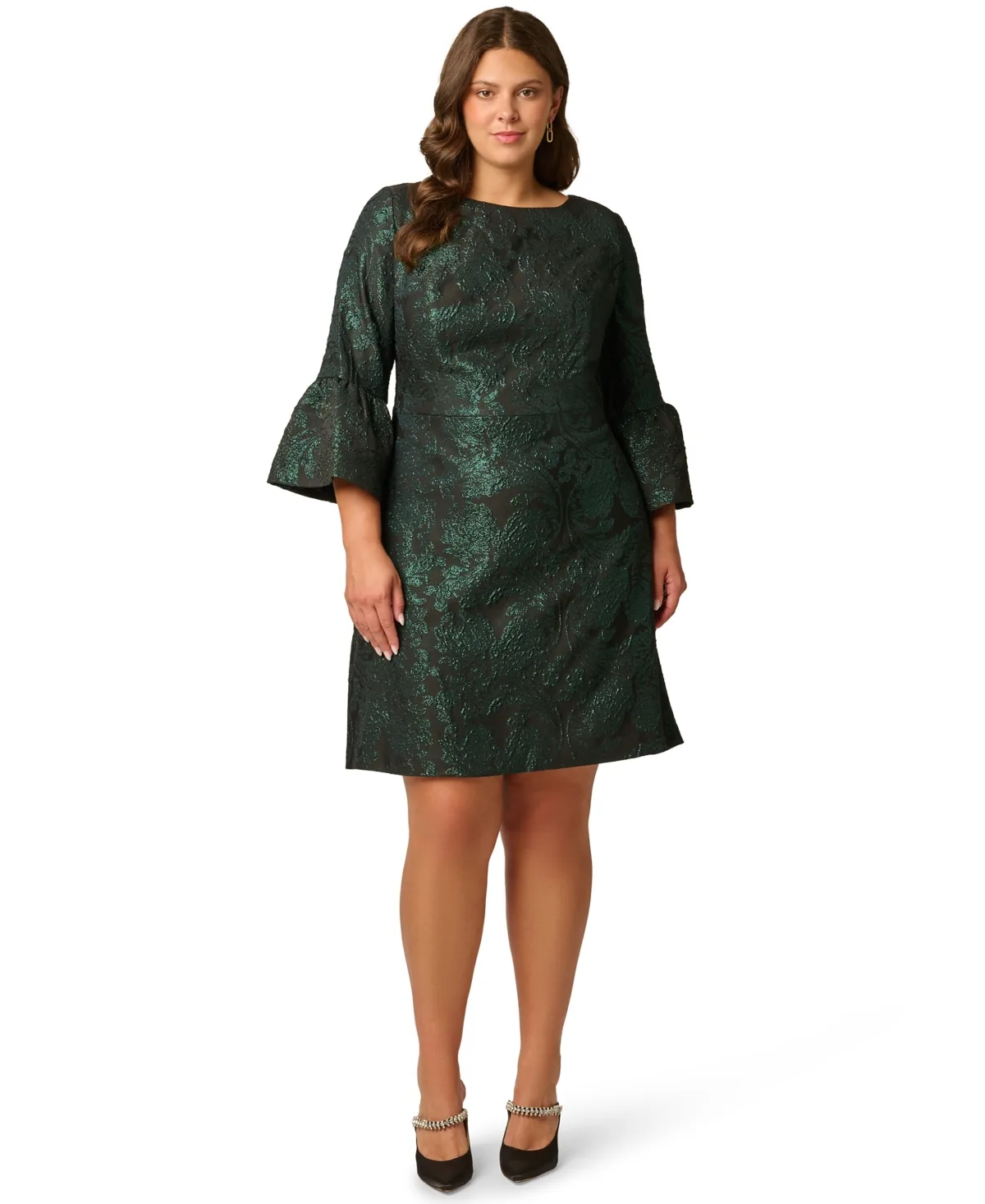 A-Line Jacquard Dress by Adrianna Papell