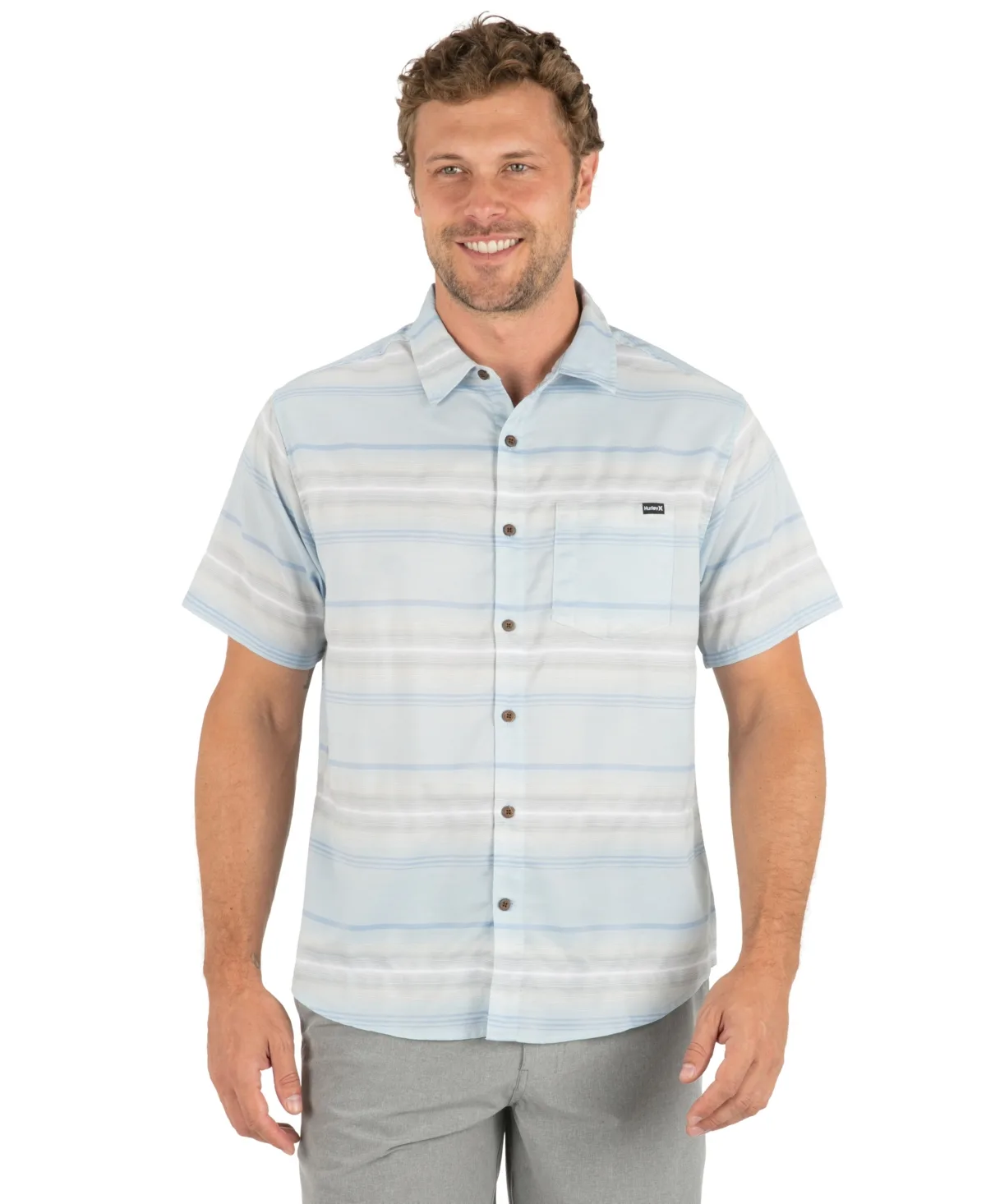 Newport Stripe Regular-Fit Shirt by Hurley