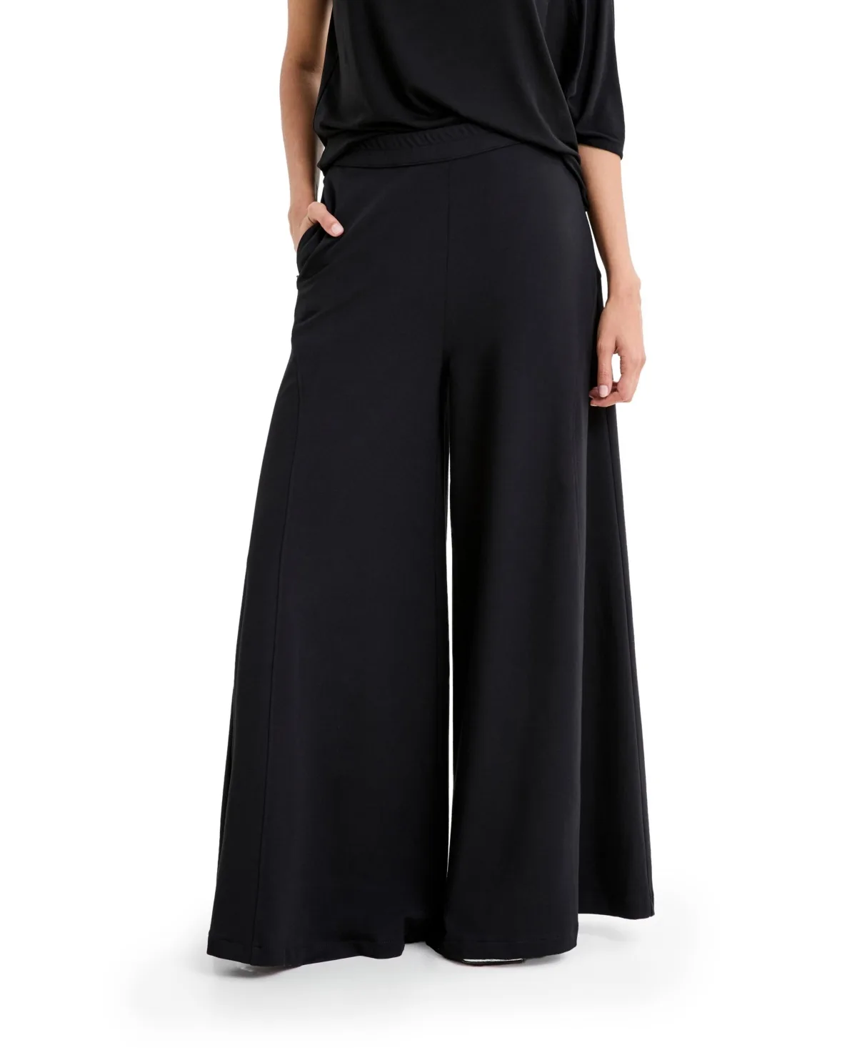 Hylan High-Rise Wide-Leg Trousers by Marcella
