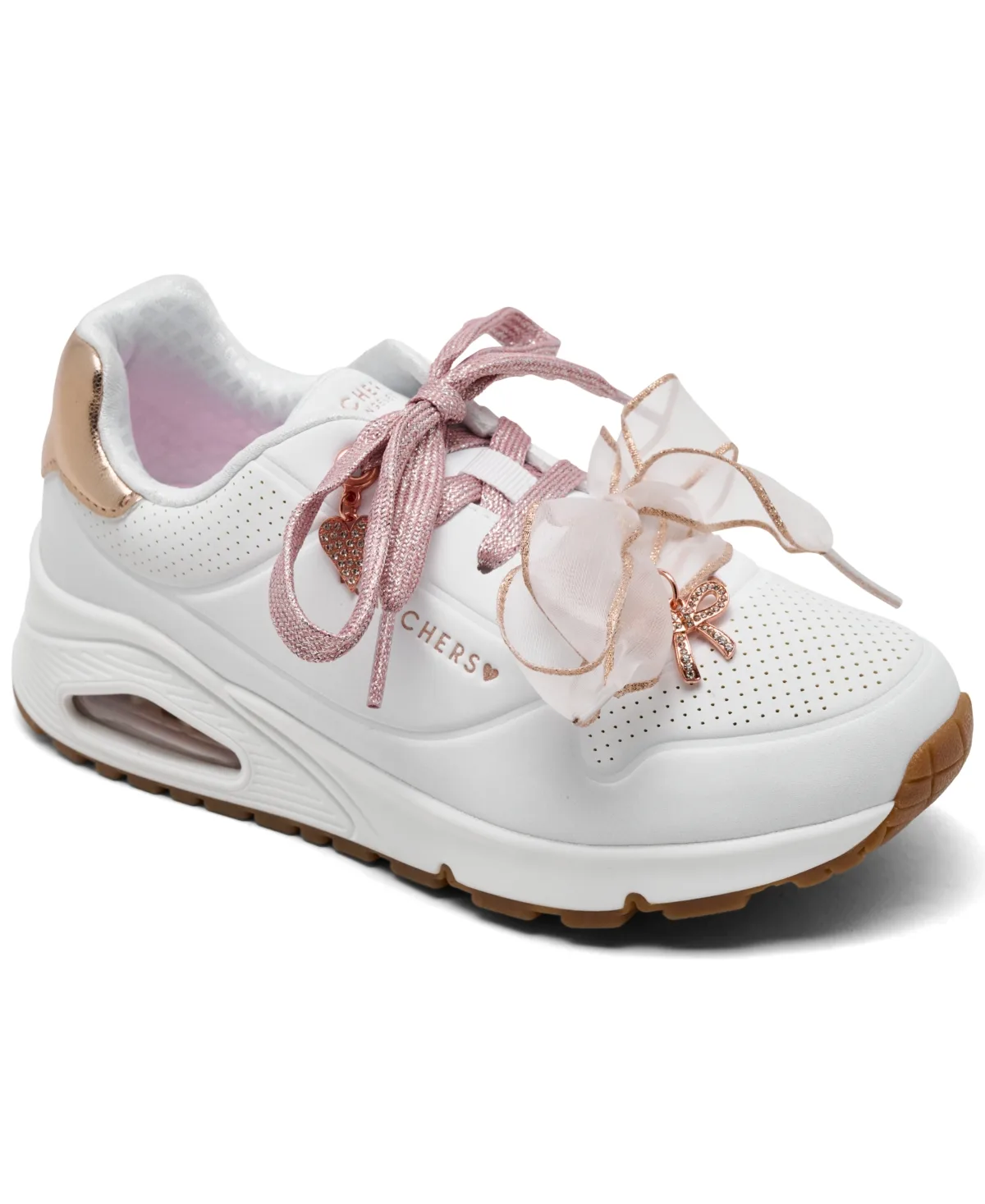 Double the Charm Low Top Casual Sneakers From Finish Line by Skechers