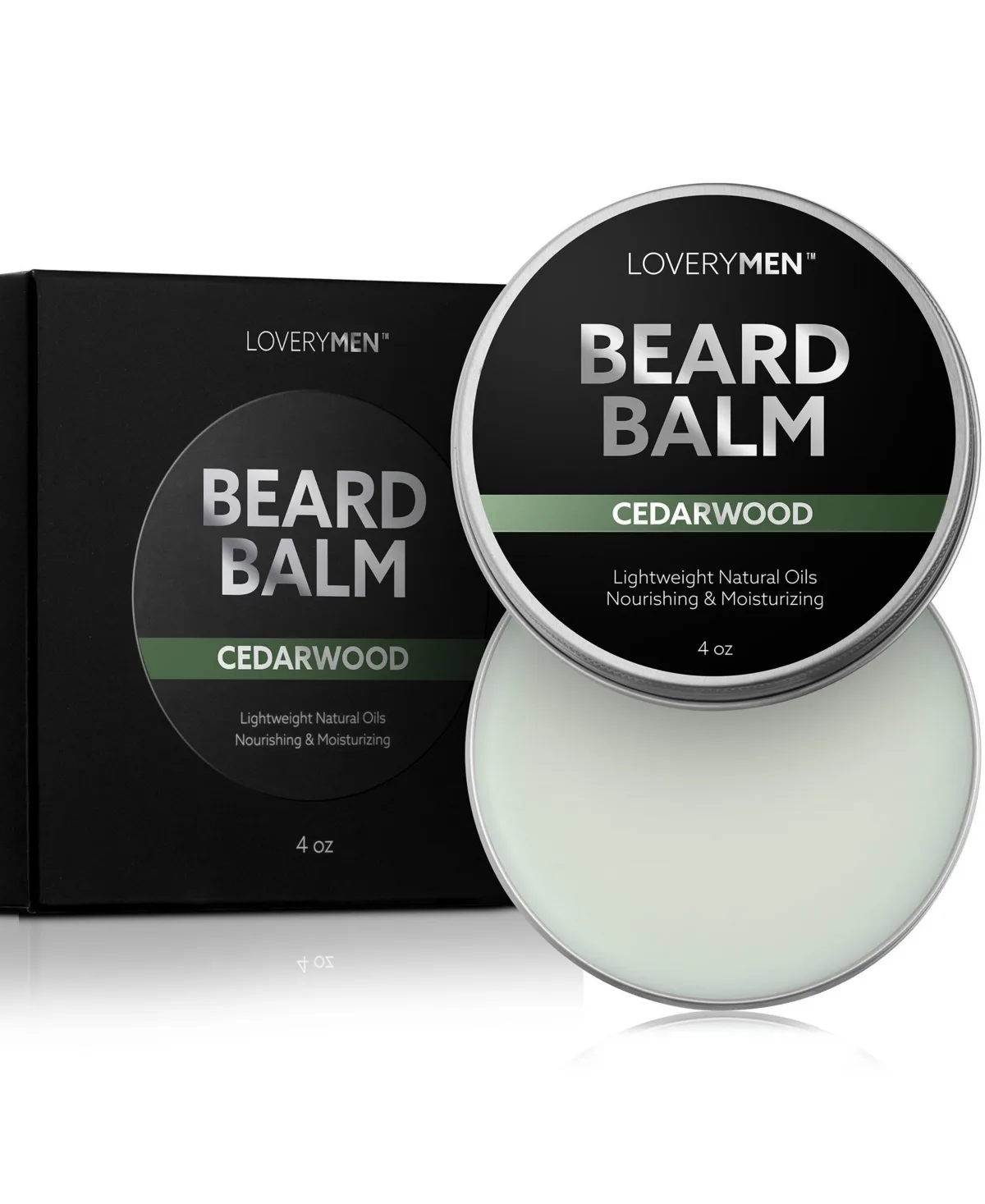 Cedarwood Scented Beard Balm - 4 oz by Lovery