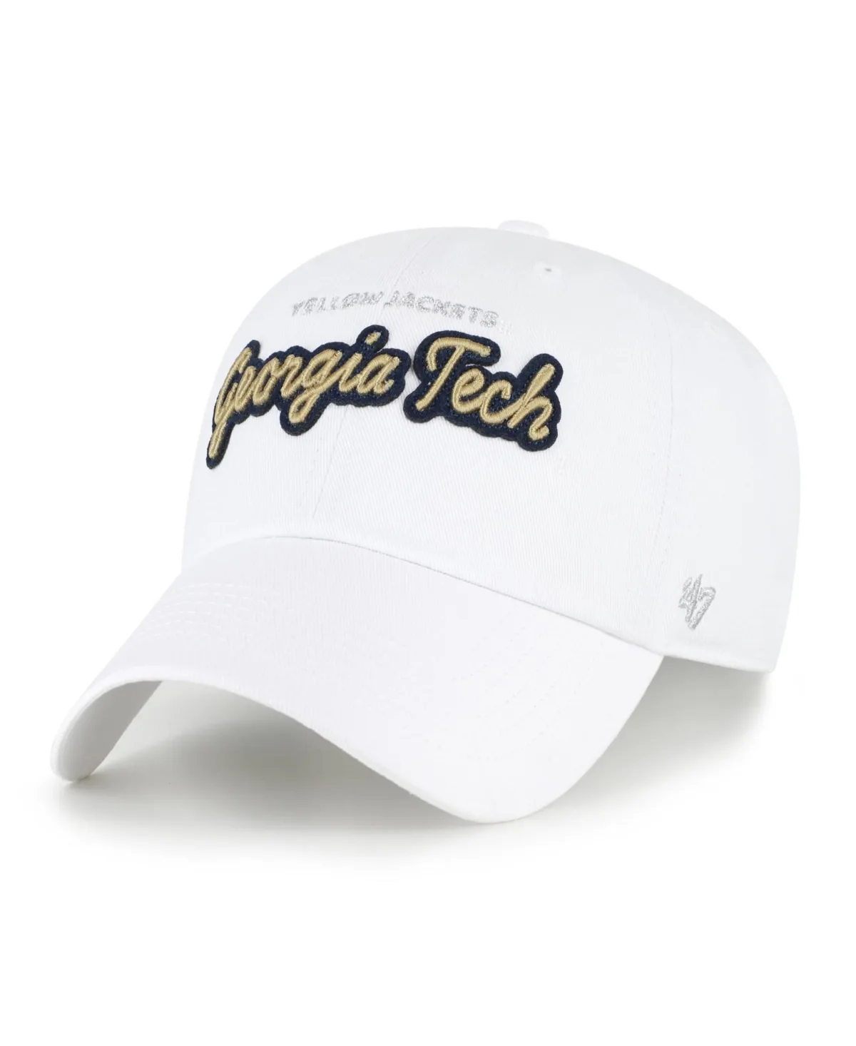 Georgia Tech Yellow Jackets Trendy Script Adjustable Baseball Cap by 47 Brand