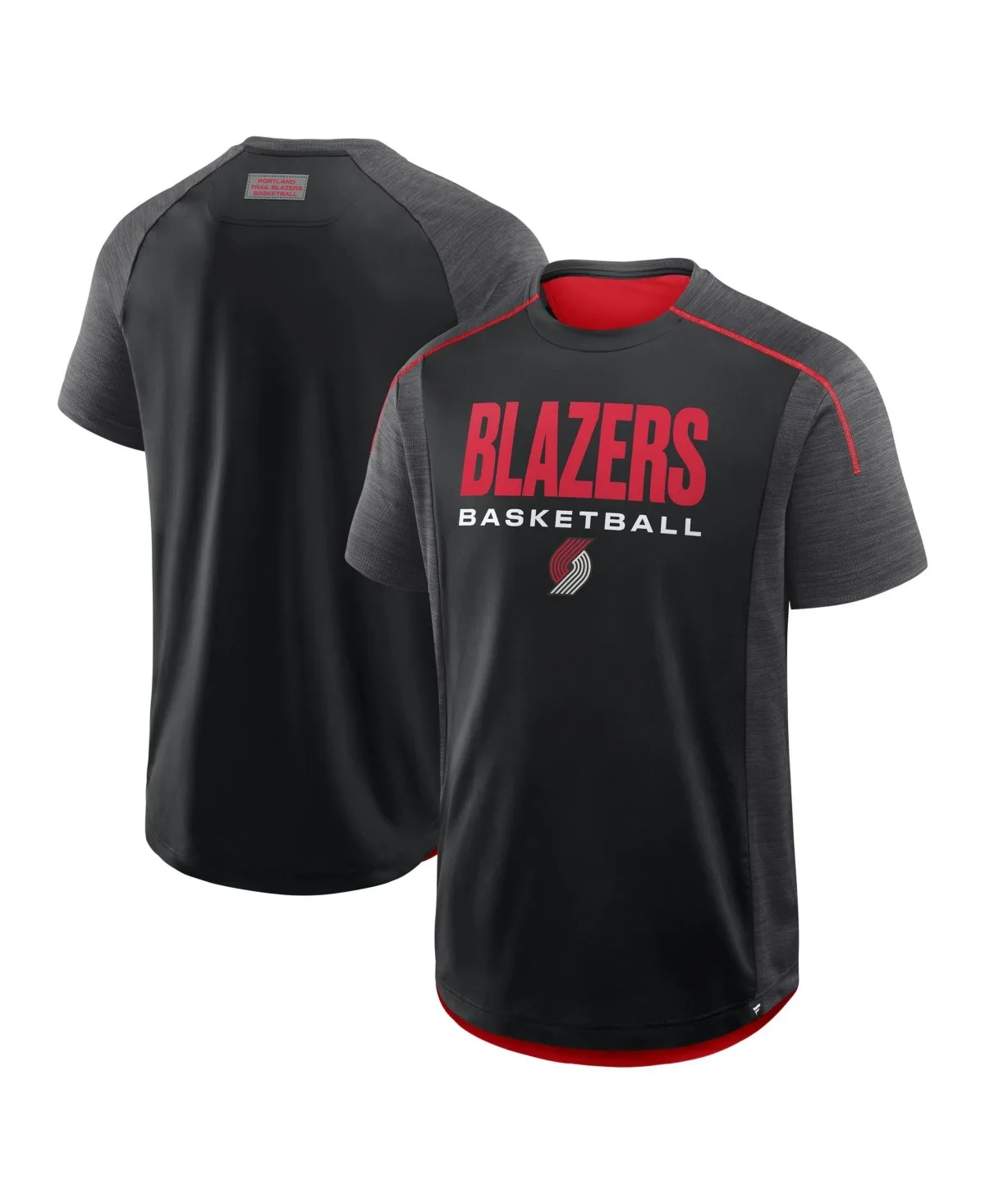 Portland Trail Blazers Inbound Pass Play Classic-Fit Crewneck T-Shirt by Fanatics