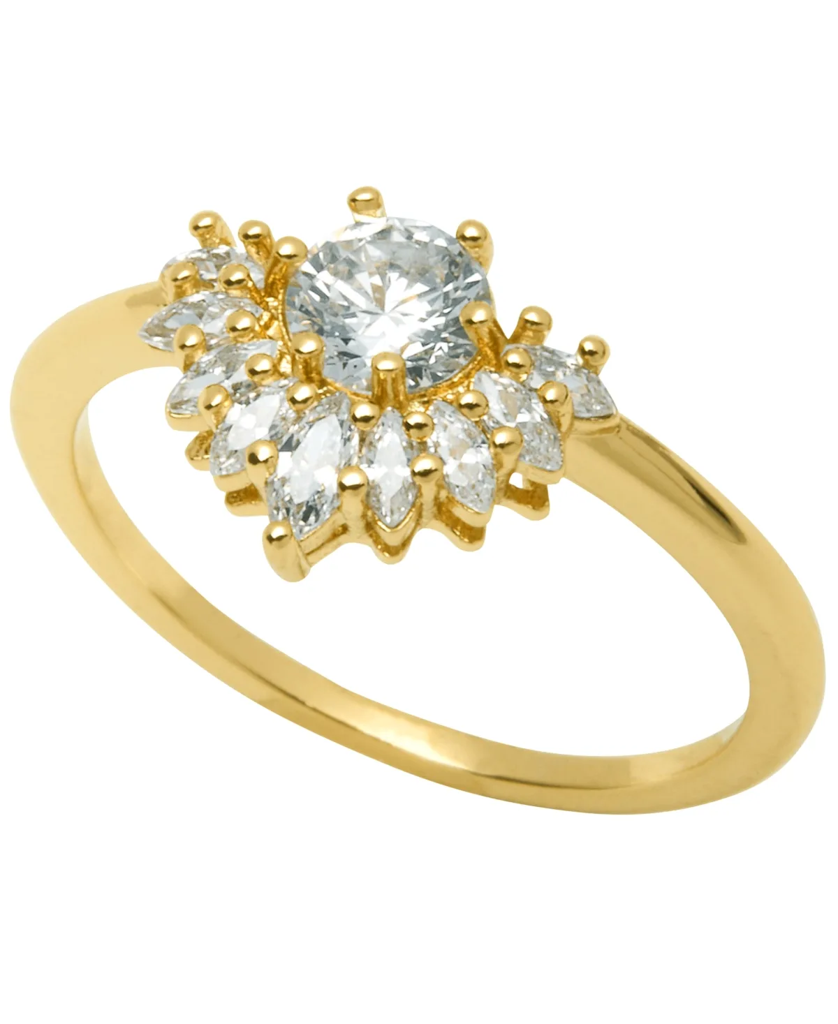 Art Deco Ring - Gold Plated by And Now This