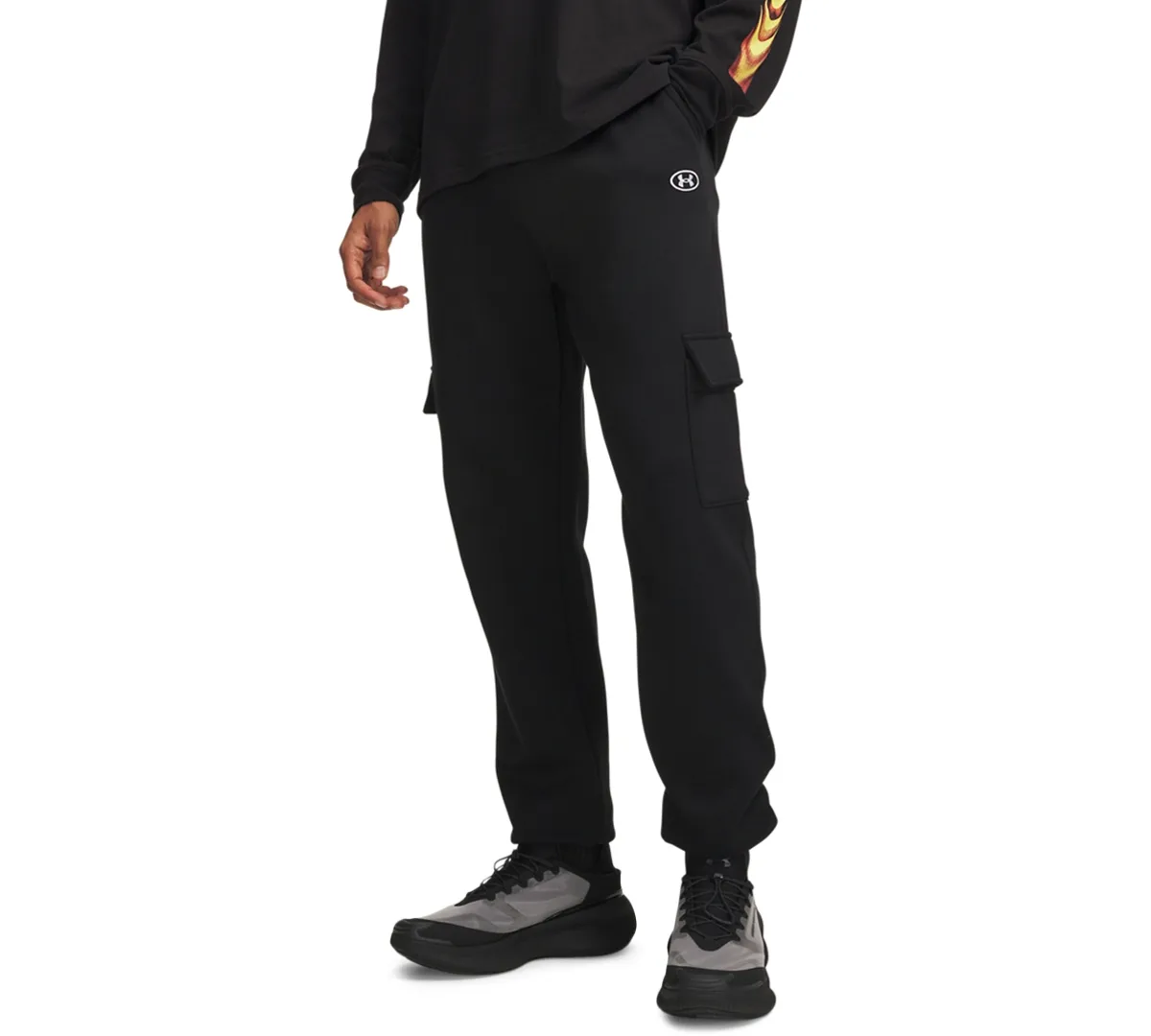 Rival Fleece Cargo Joggers by Under Armour