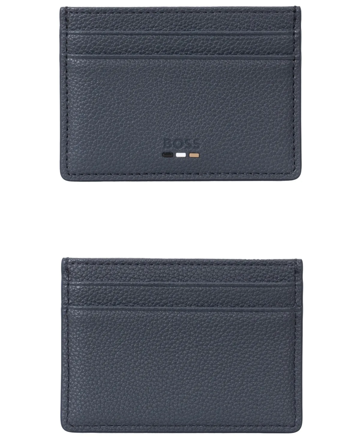 Ray Slim Faux Leather Card Case by Hugo Boss
