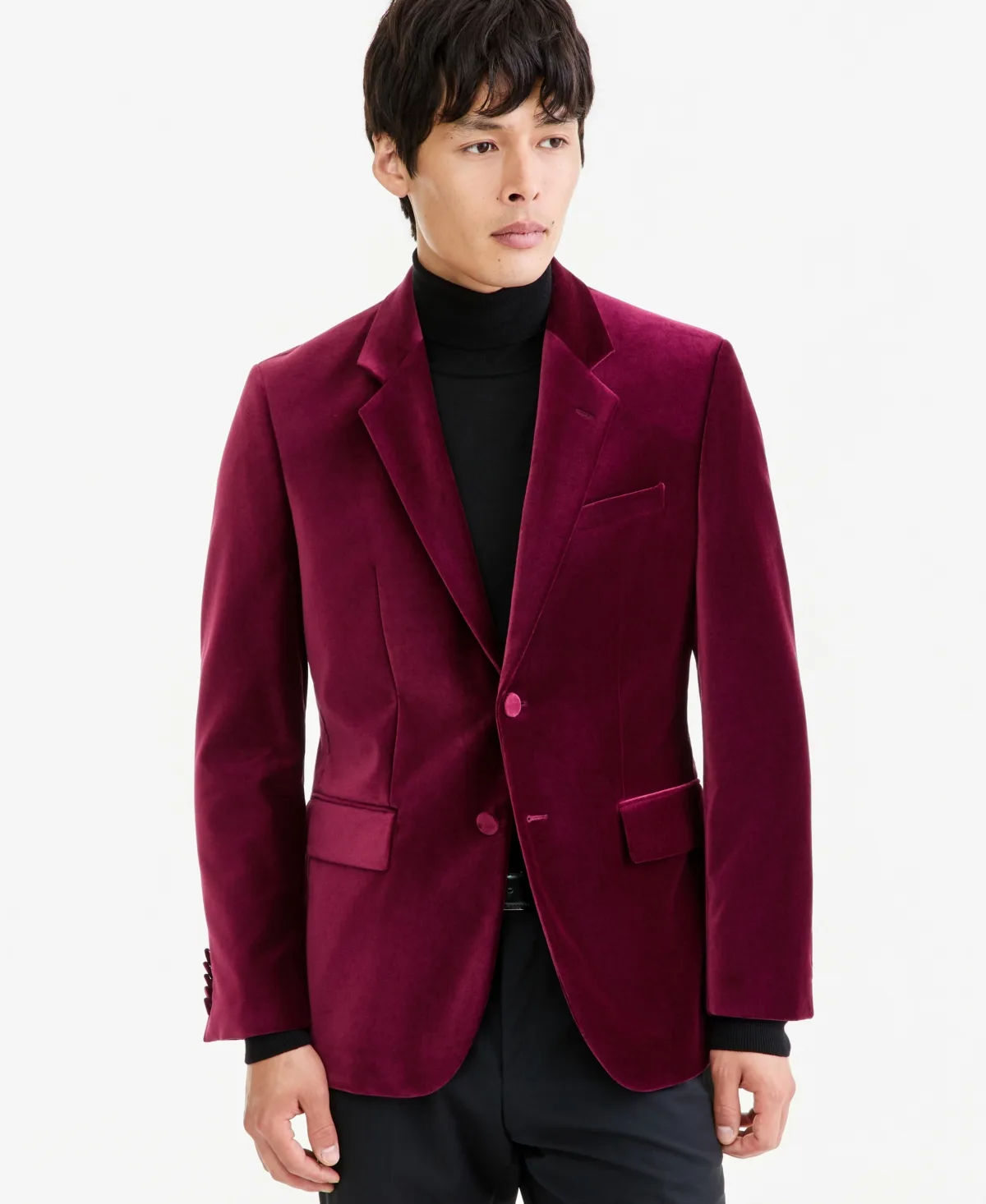 Modern-Fit Velvet Blazer by Hugo Boss