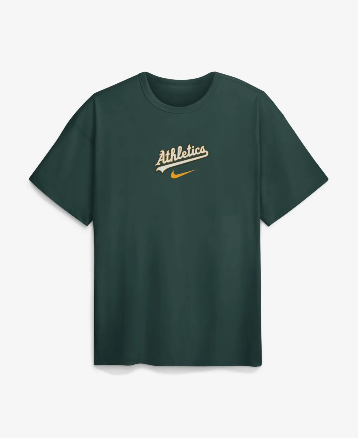 Oakland Athletics Max90 Heavyweight Cotton Dropped-Shoulder T-Shirt by Nike