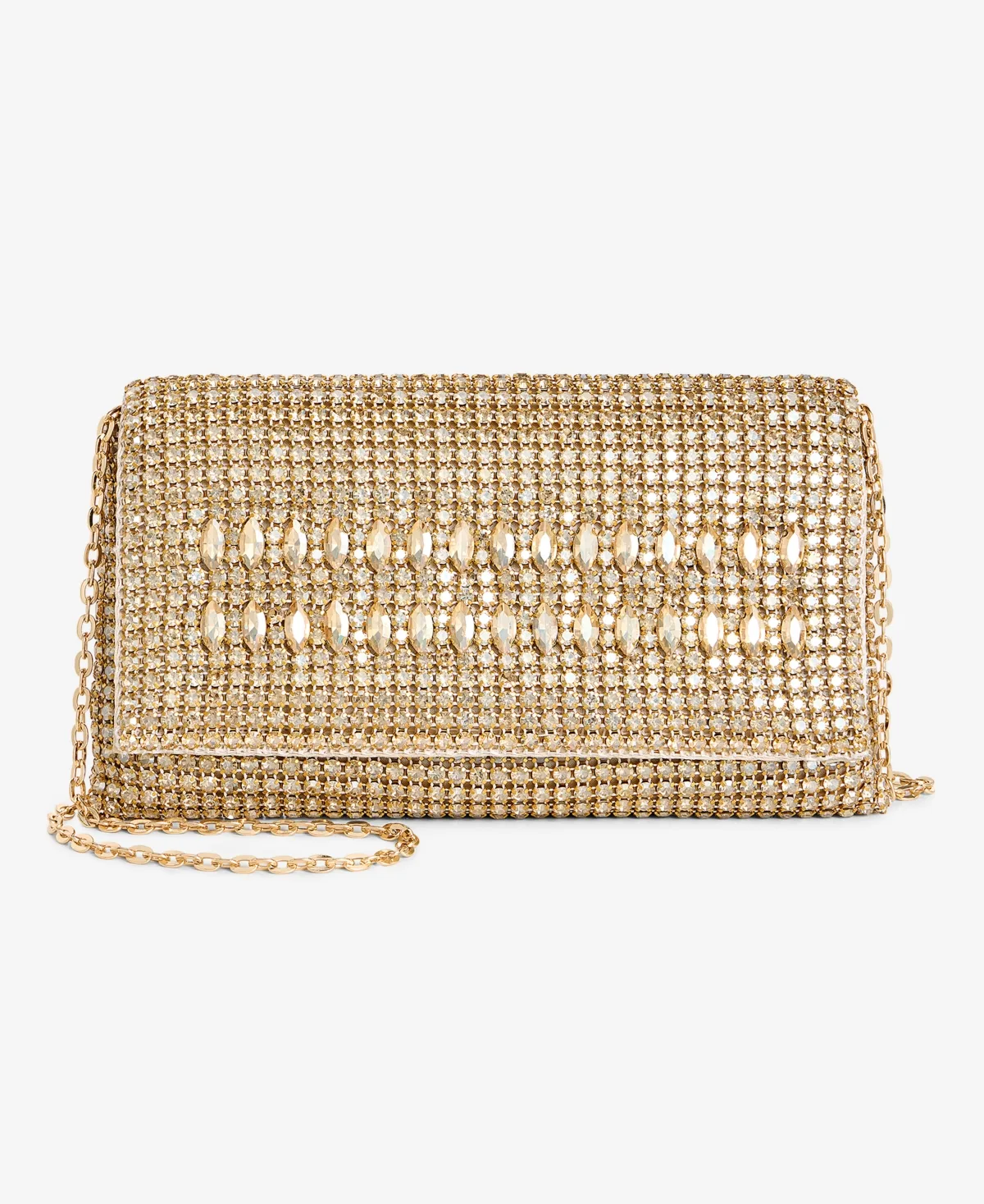 Prudence x Marquise-Stone Embellished Evening Clutch