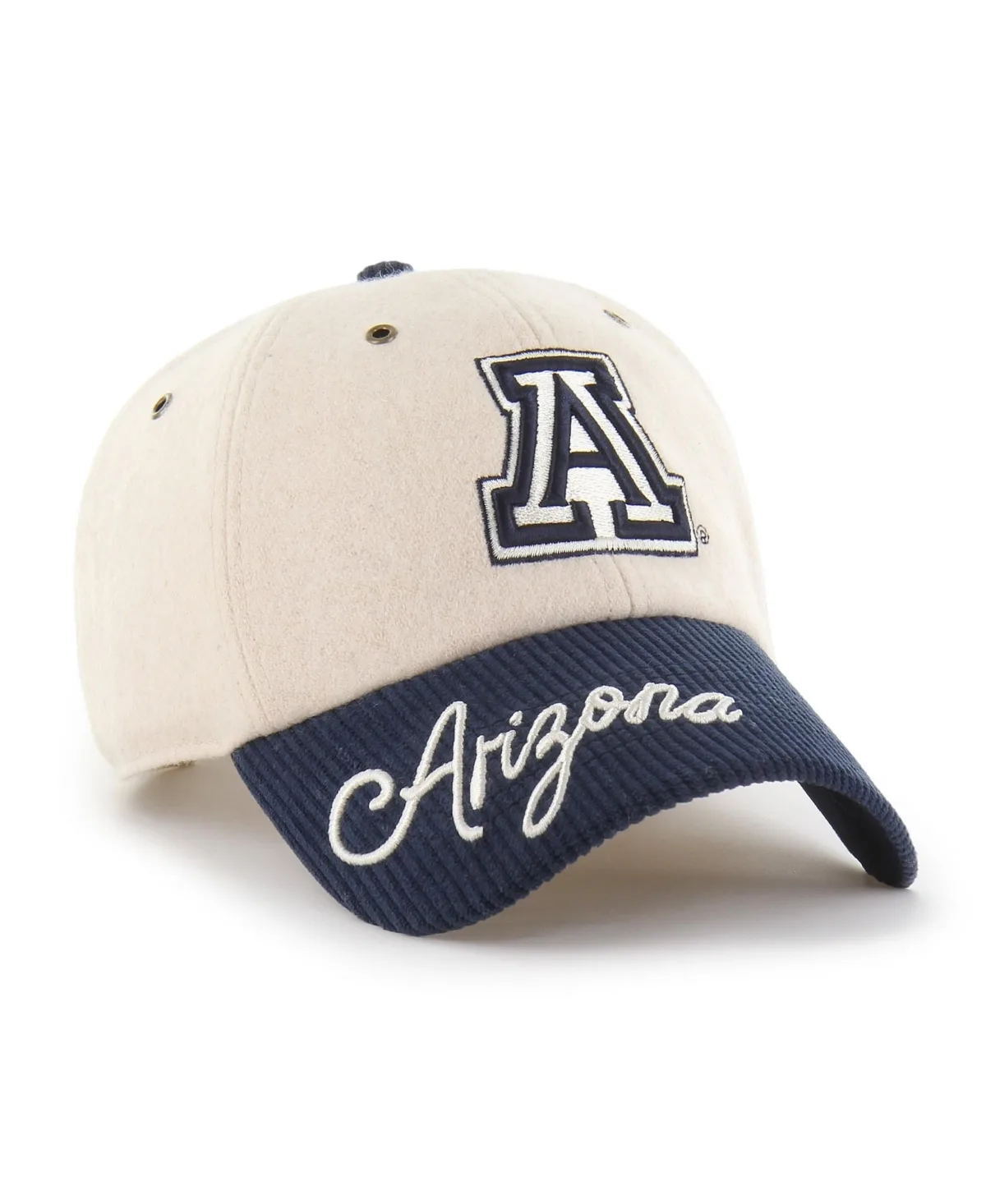 Arizona Wildcats Rope Script Clean Up Adjustable Baseball Cap by 47 Brand