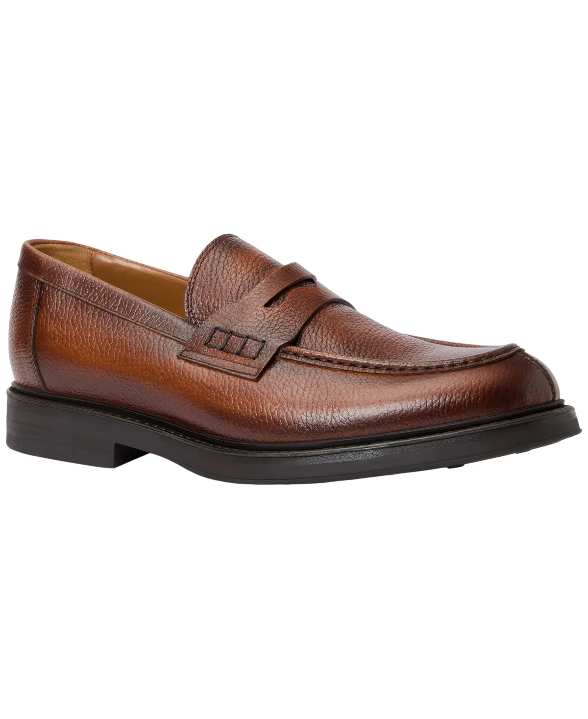 Bergamo Tumbled-Suede Loafers