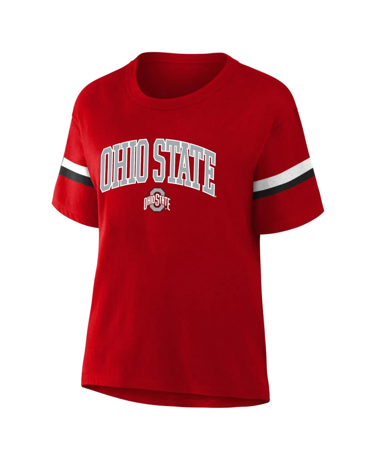 Ohio State Buckeyes Stripe T-Shirt by Profile