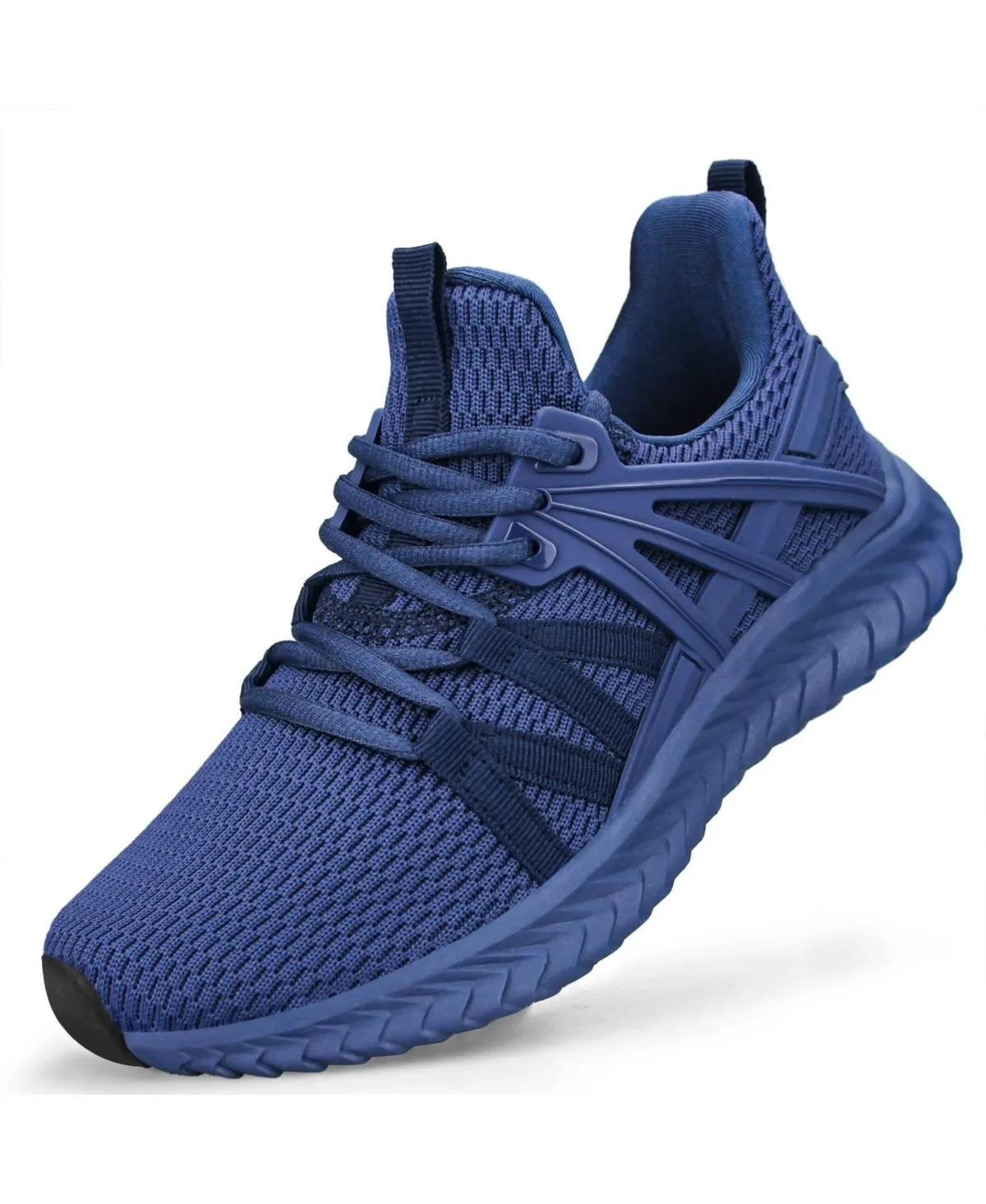 Slip on Running Sneakers Breathable Lightweight Anti Slip Walking Tennis Shoes by Peneyon