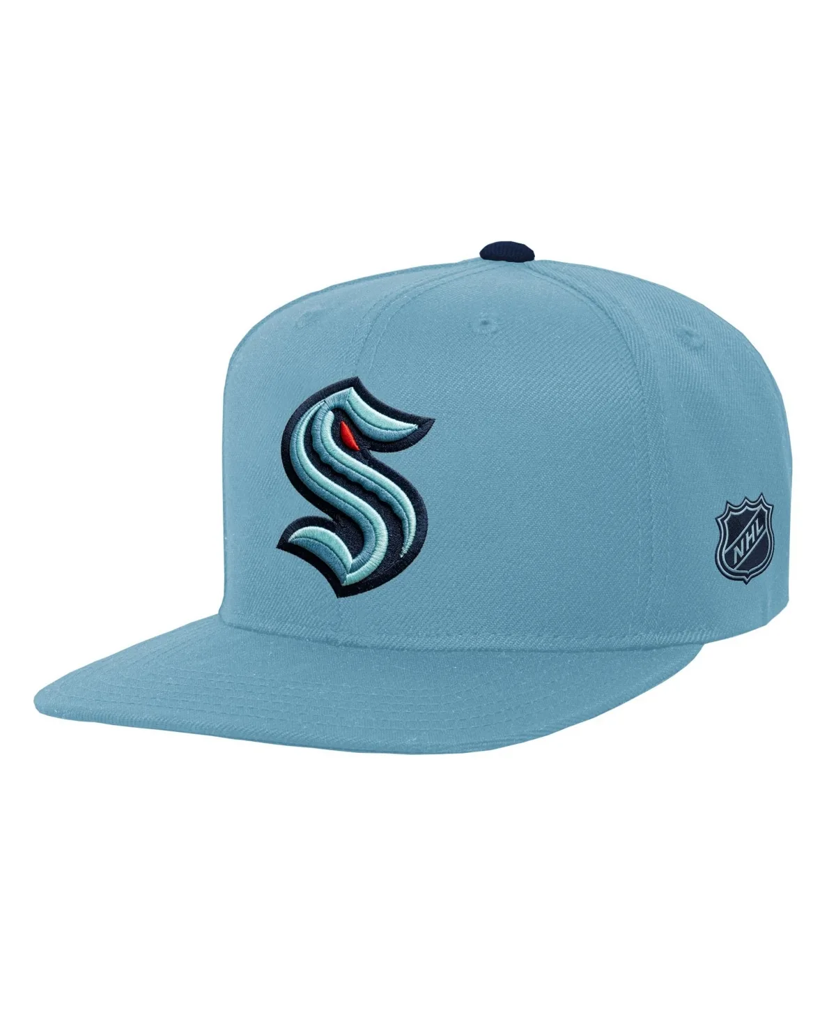 Seattle Kraken Legendary Home Snapback High-Crown Baseball Cap by Mitchell & Ness