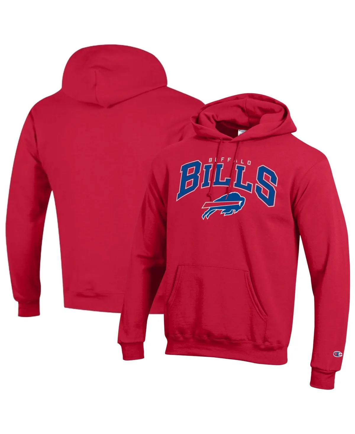 Buffalo Bills Powerblend Arch Over Logo Hoodie