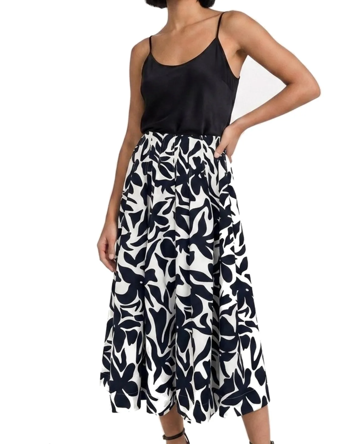 Printed Woven Skirt by Joie