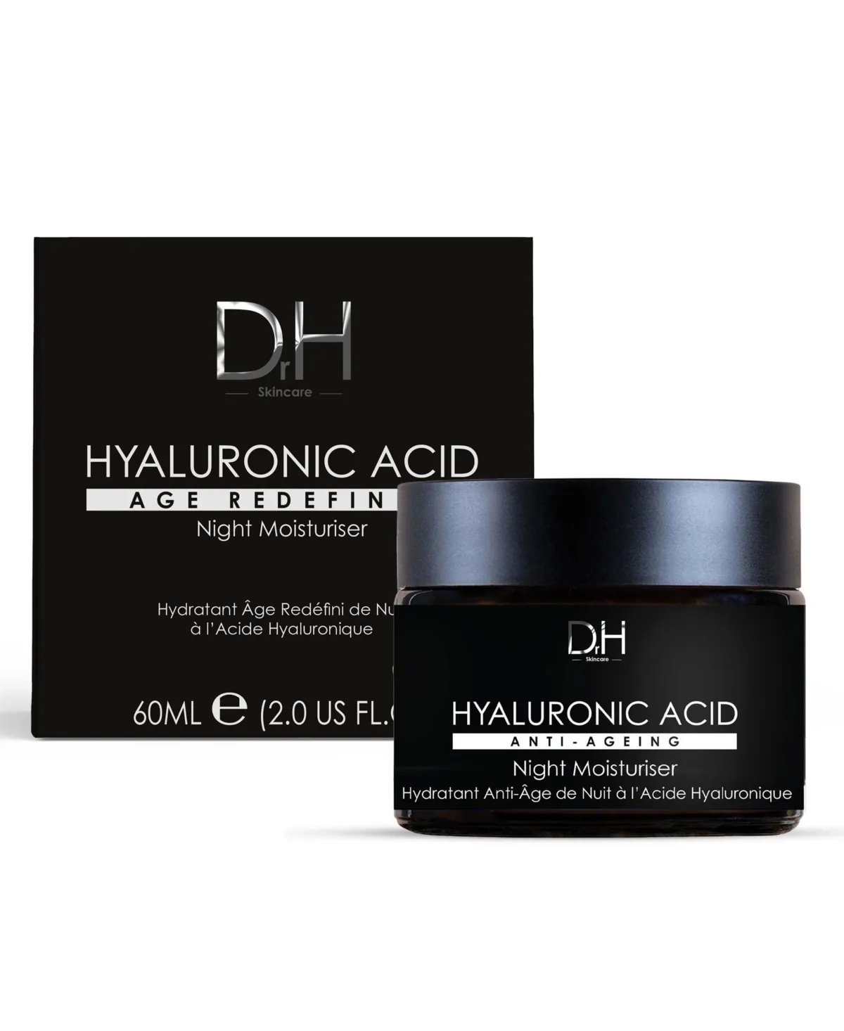 Hyaluronic Acid Anti-Aging Night Moisturizer 60ml by Dr H