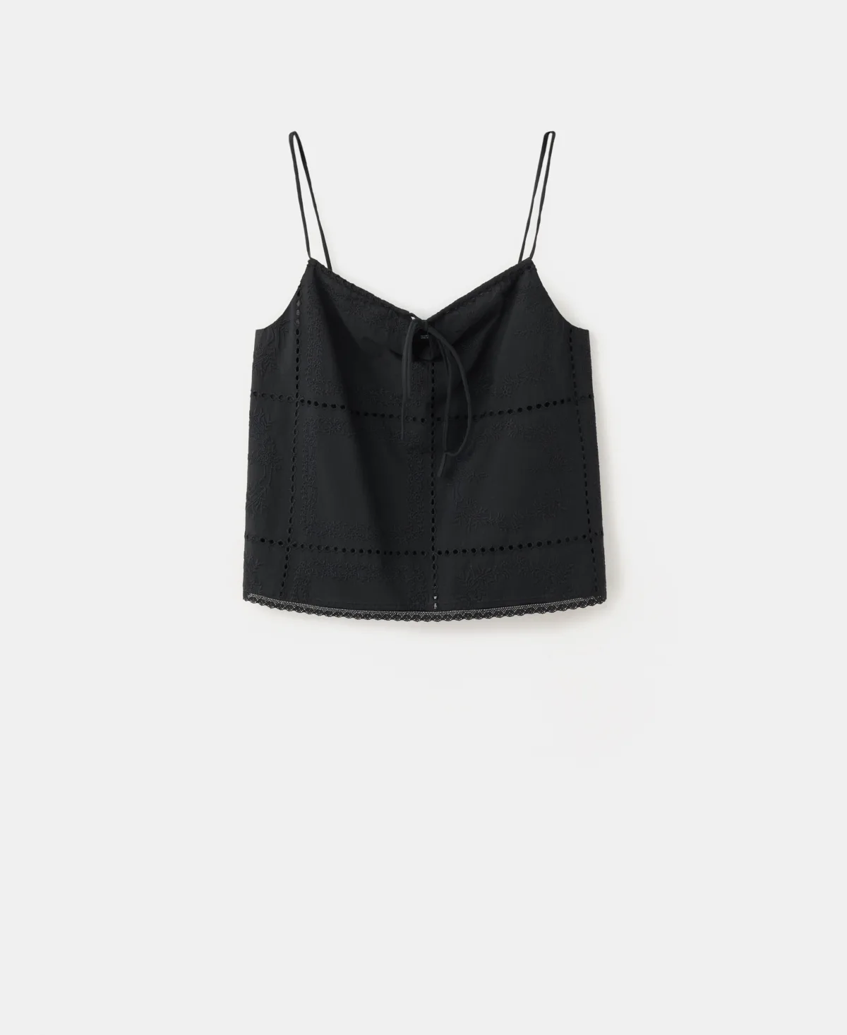 Embroidered Cotton Top