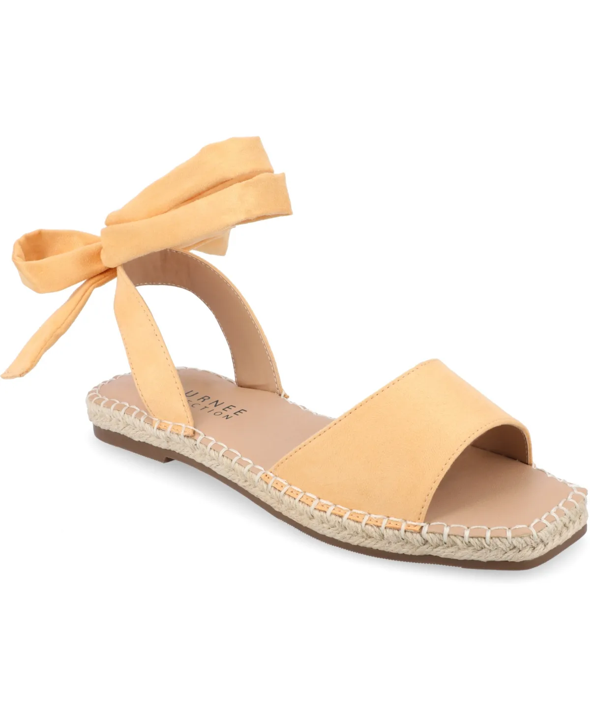 Emelie Espadrille Flat Sandals by Journee Collection