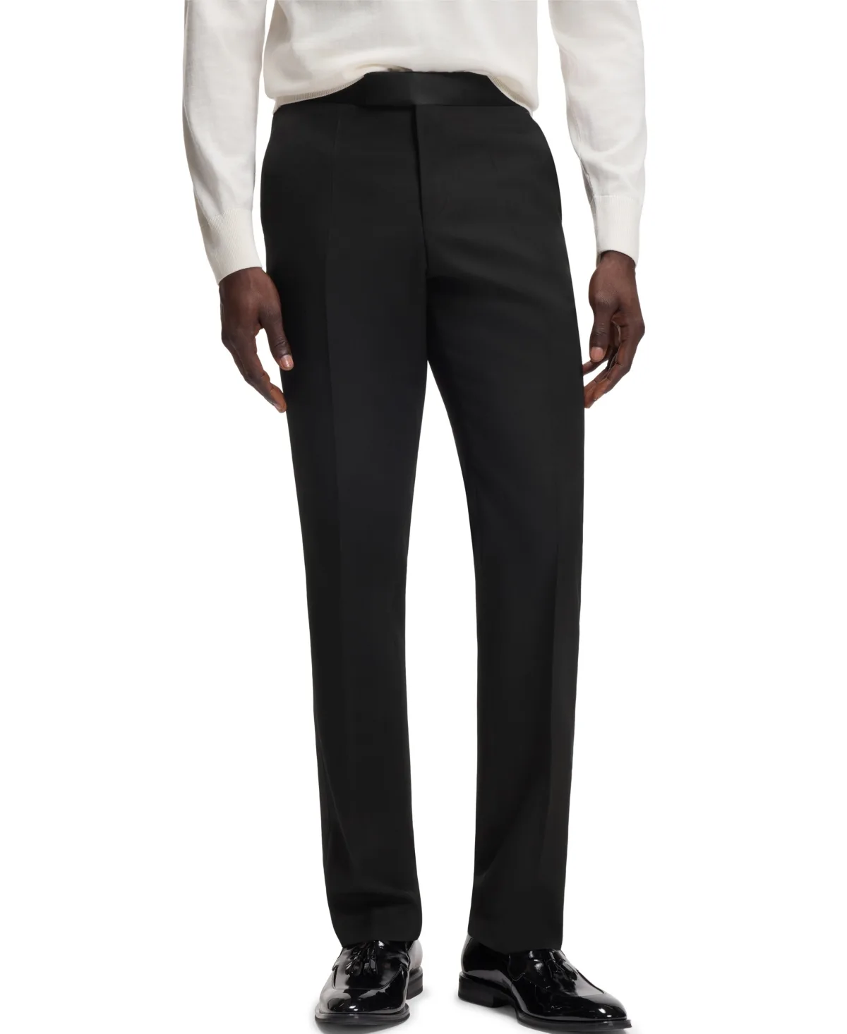 Wool Slim-Fit Tuxedo Pants by Hugo Boss