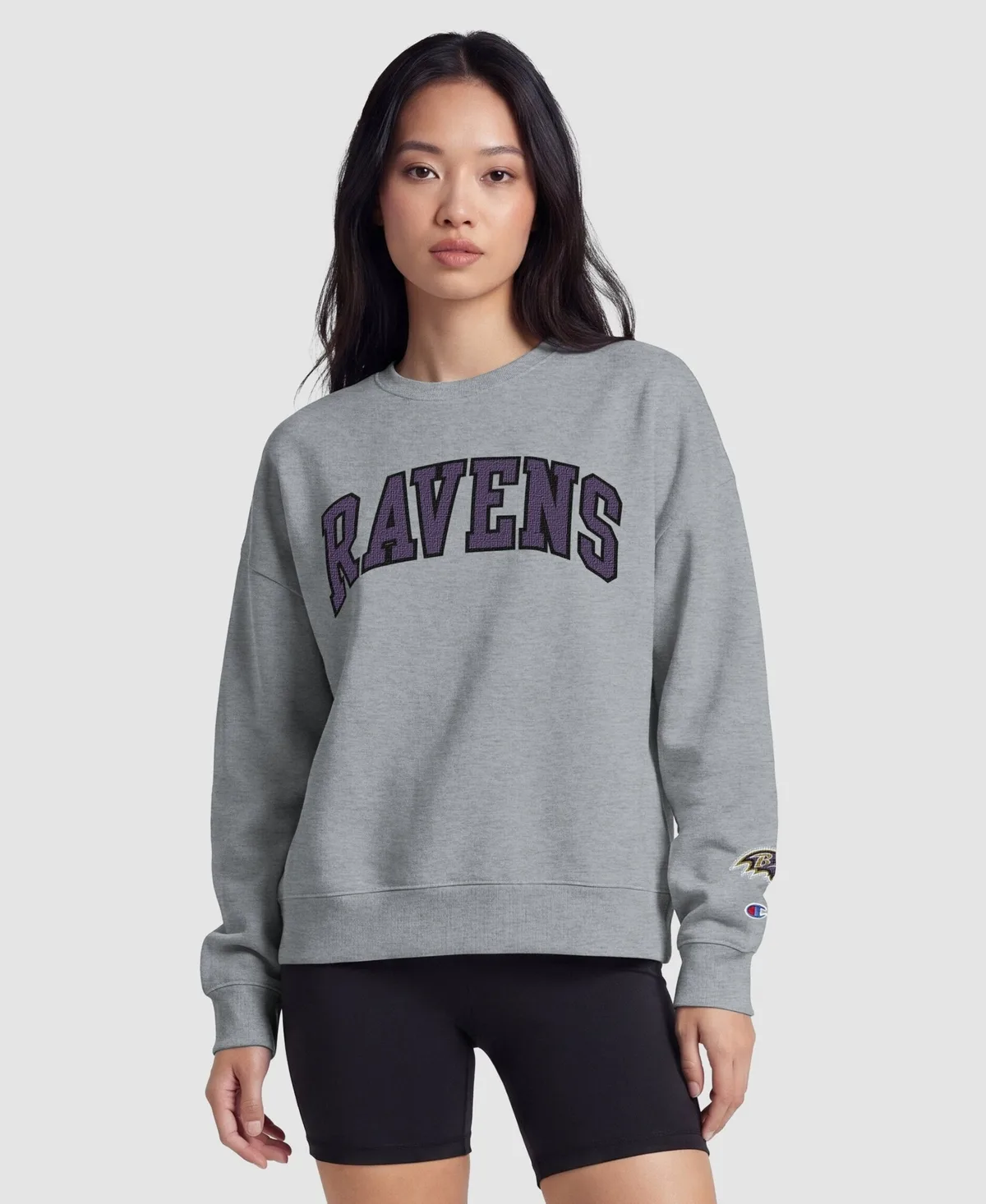 Baltimore Ravens Contrast Lined Sweatshirt by Champion