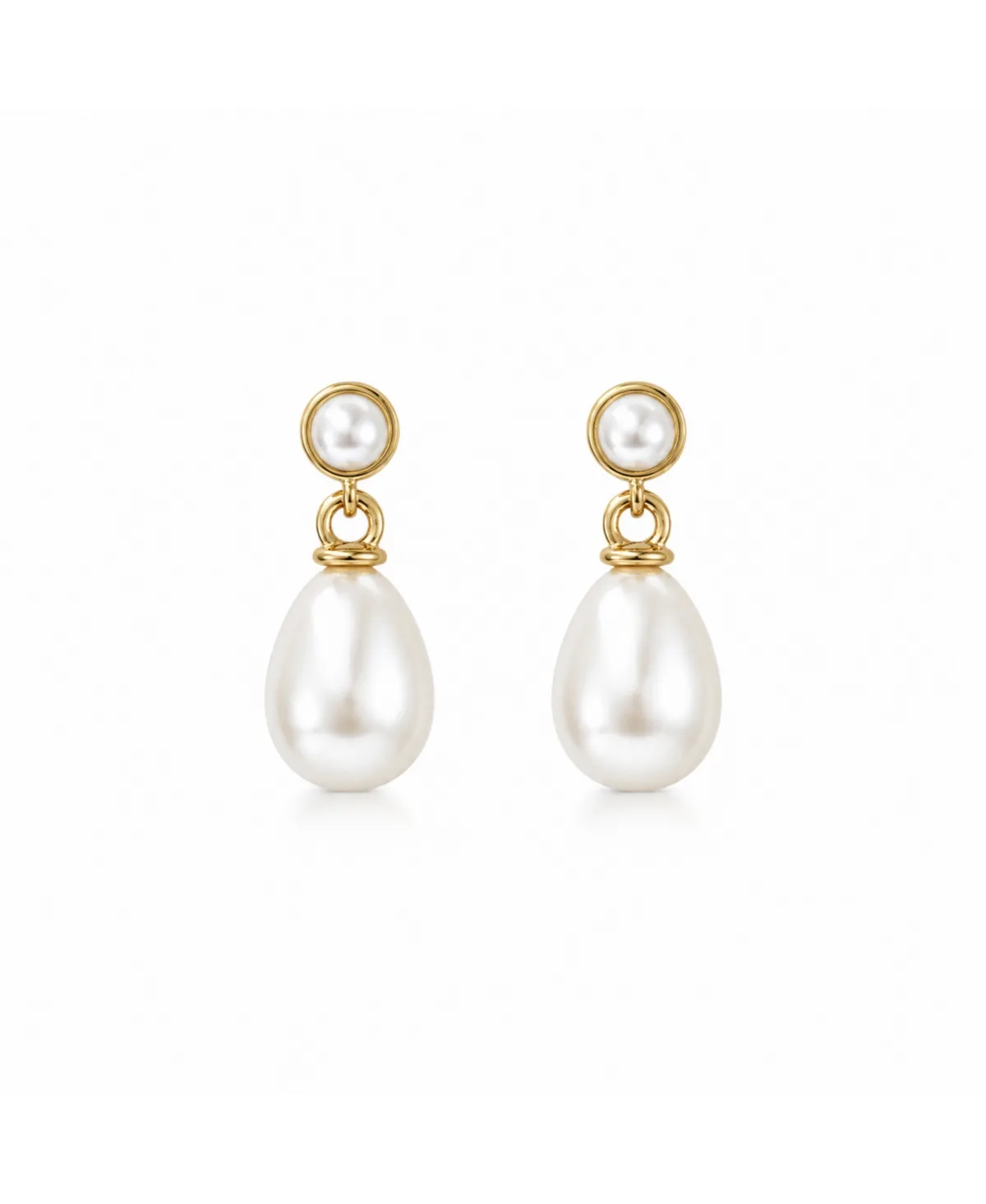 Imitation Pearl Drop Earrings