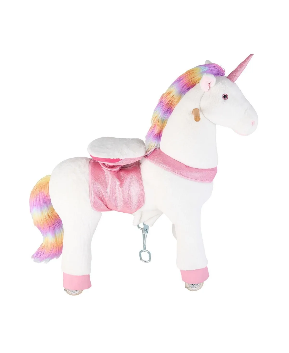 Ride on Unicorn Pedal-Driven with Anti-Roll Stop Ring Toy, Ages 6+ by Hongge