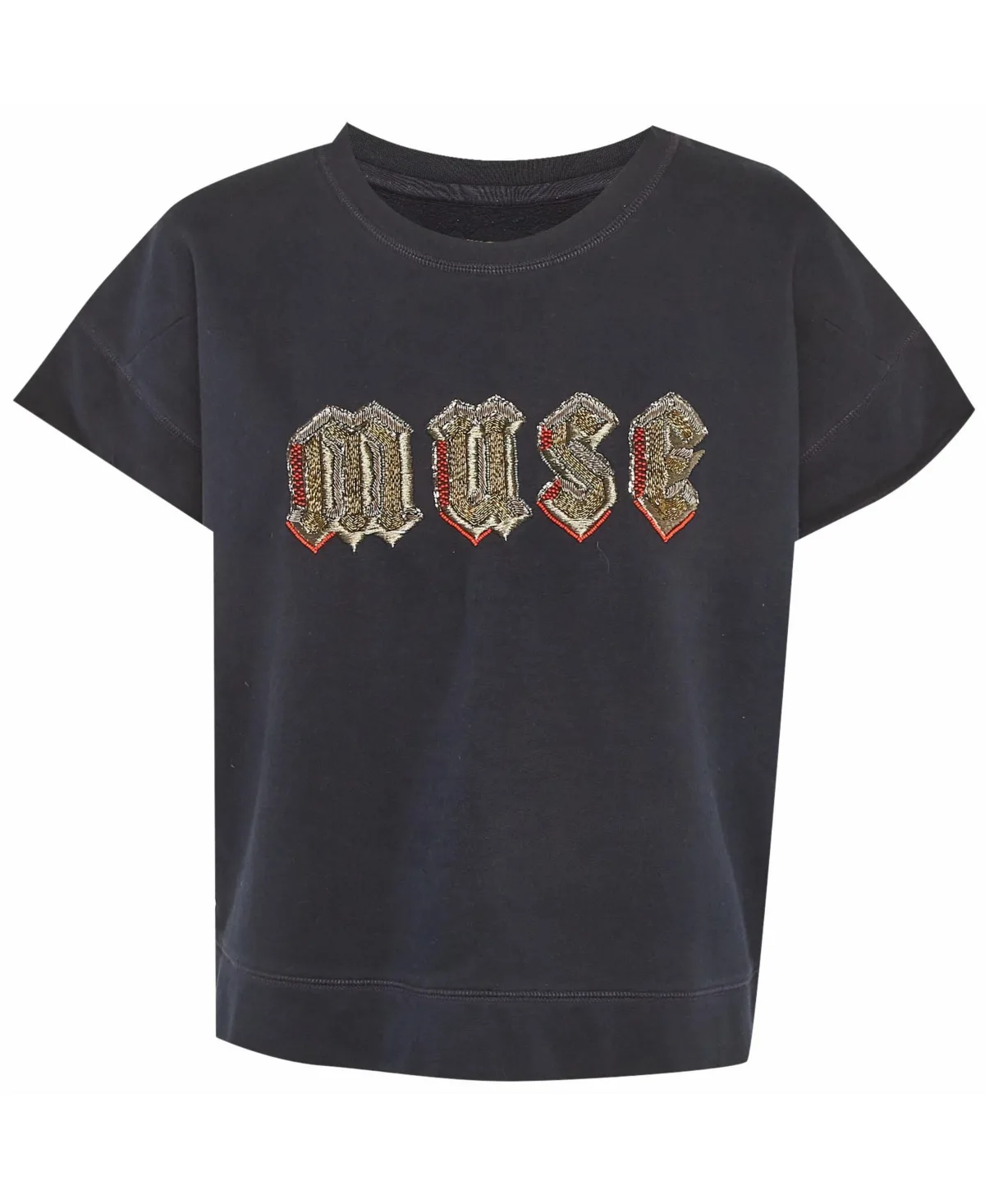 Pre-Owned Zadig & Voltaire Nay Embellished Muse Cotton Fleece Top by Zadig & Voltaire