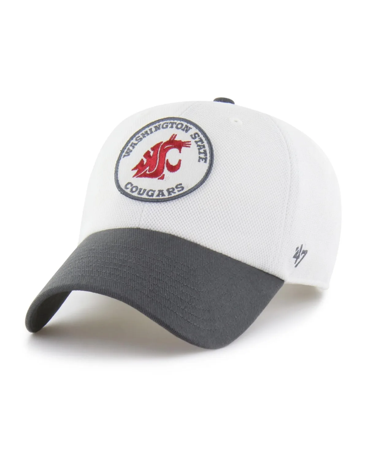 Washington State Cougars Clean Up Pique Adjustable Hat by 47 Brand