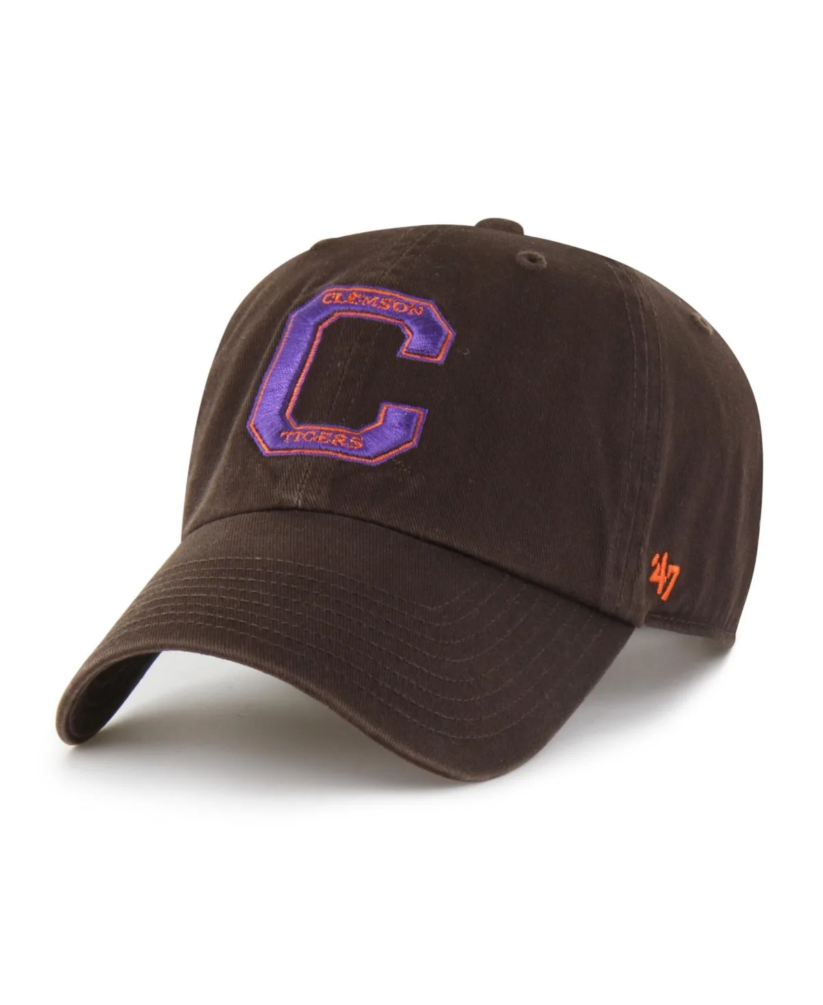 Clemson Tigers Vault Clean Up Adjustable Hat by 47 Brand
