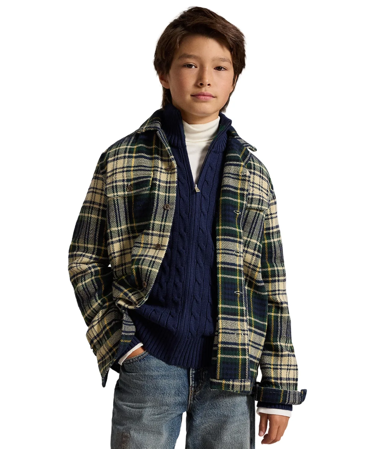 Teton Camp Plaid Flannel Shirt by Polo Ralph Lauren