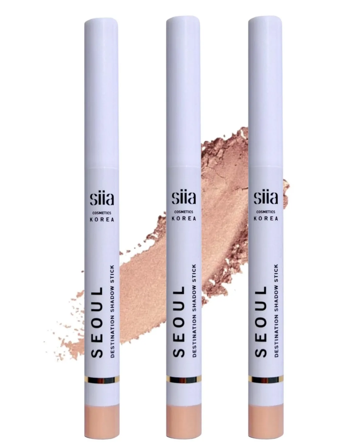 3 Pieces Destination Shadow Stick Trio Set - Seoul by Siia Cosmetics