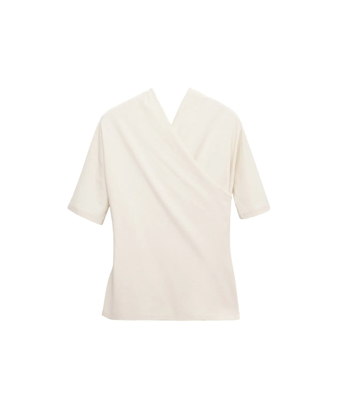 Selection Fitted Wrap-Effect Top by Mango