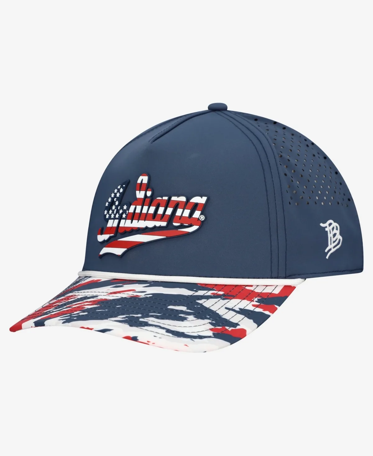 Indiana Hoosiers Snapback Five-Panel Rope Baseball Cap by Branded Bills