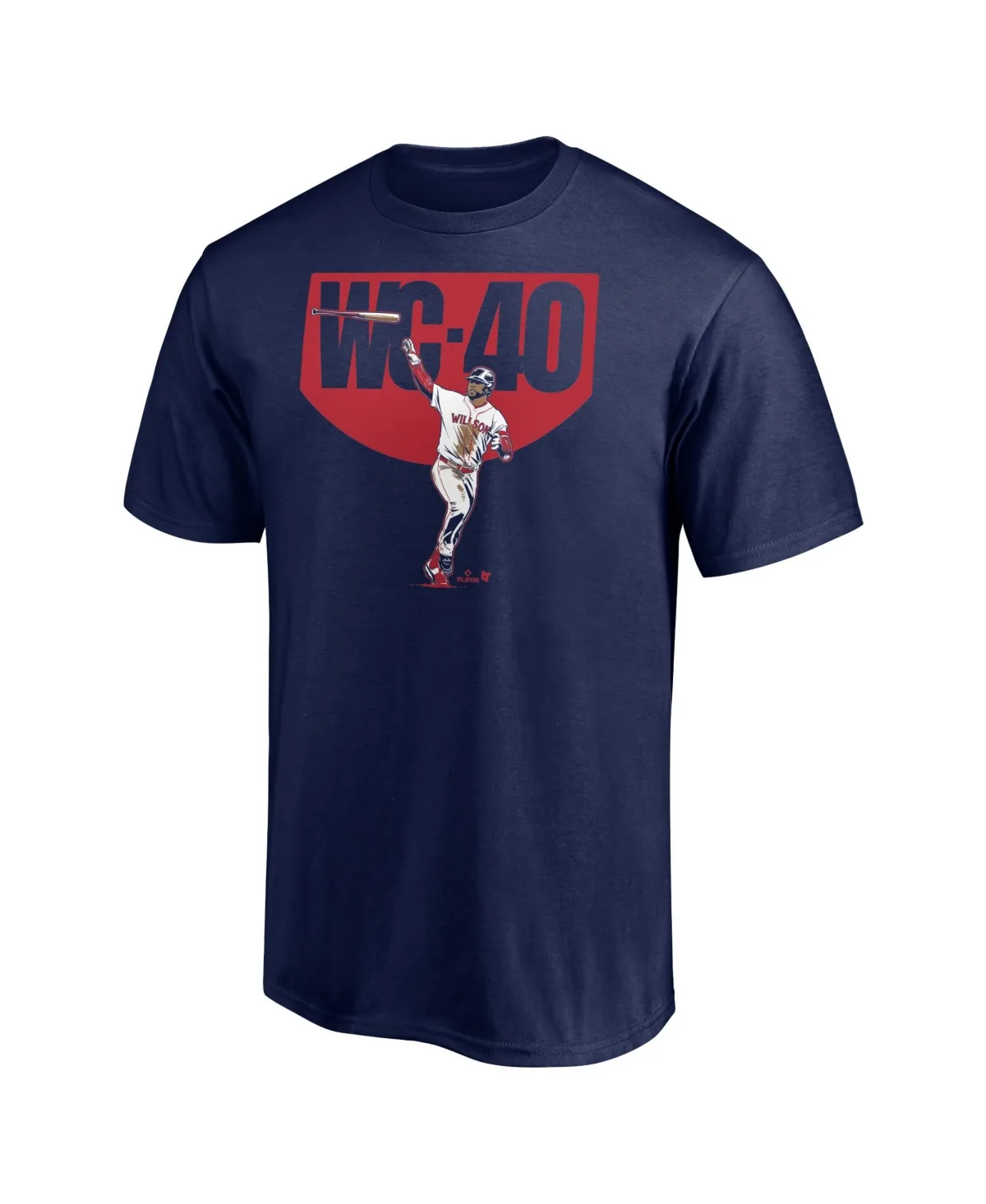 BreakingT Willson Contreras Navy Wc-40 T-Shirt by Breakingt