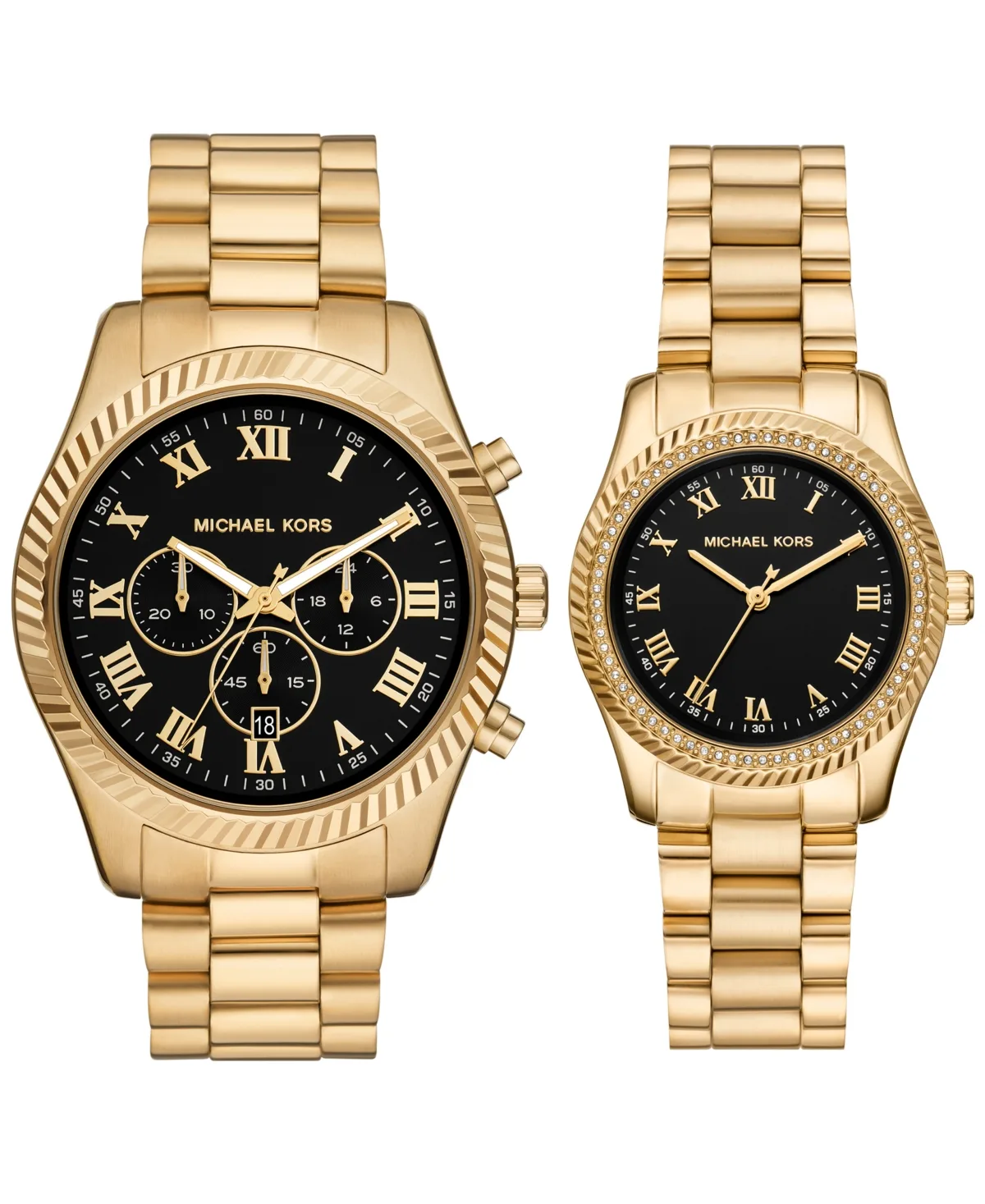 Quartz Chronograph Stainless Steel Bracelet Watch 36mm & 45mm by MICHAEL Michael Kors